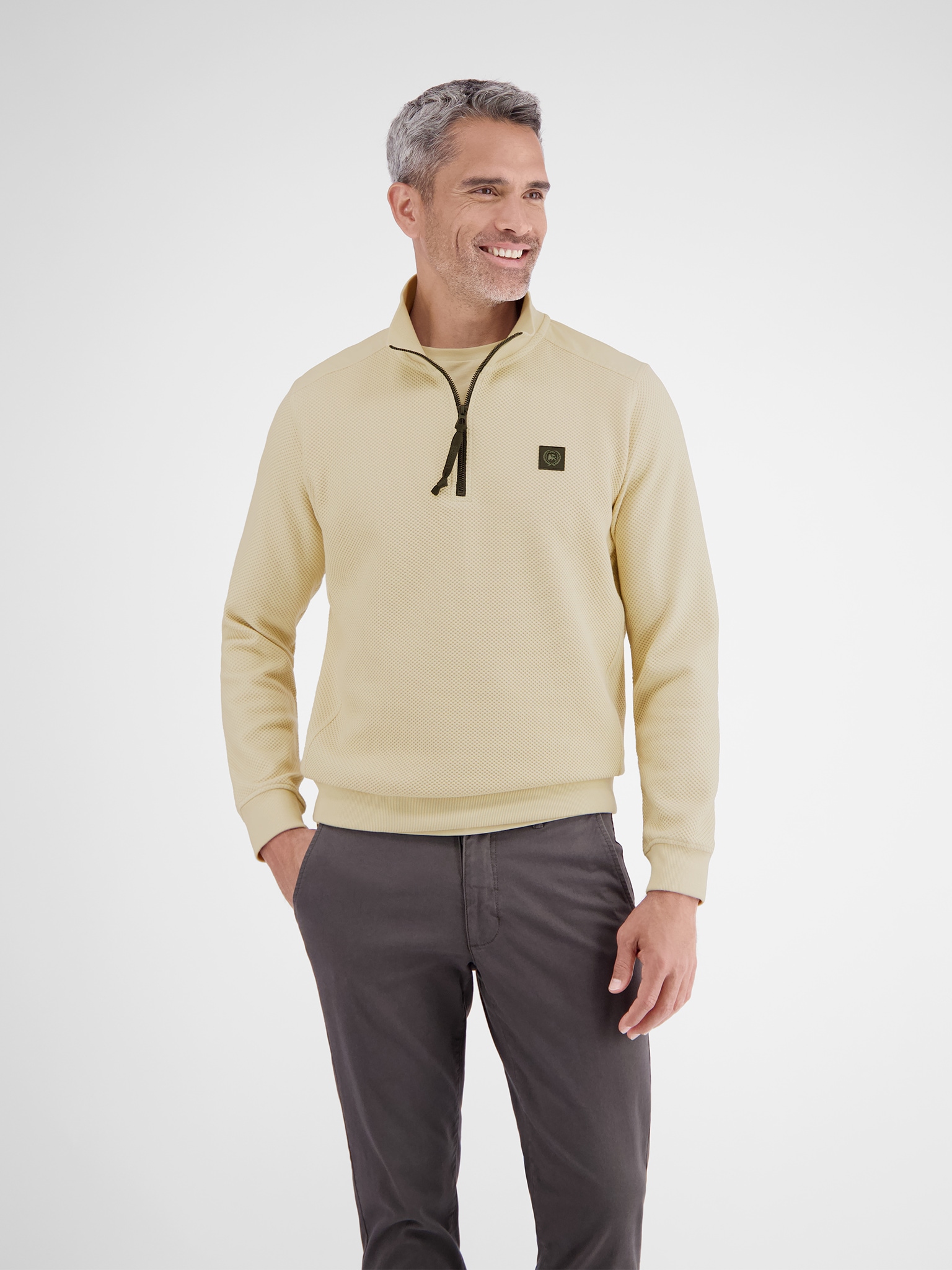 LERROS Sweatshirt , mit Logo Stickerei
