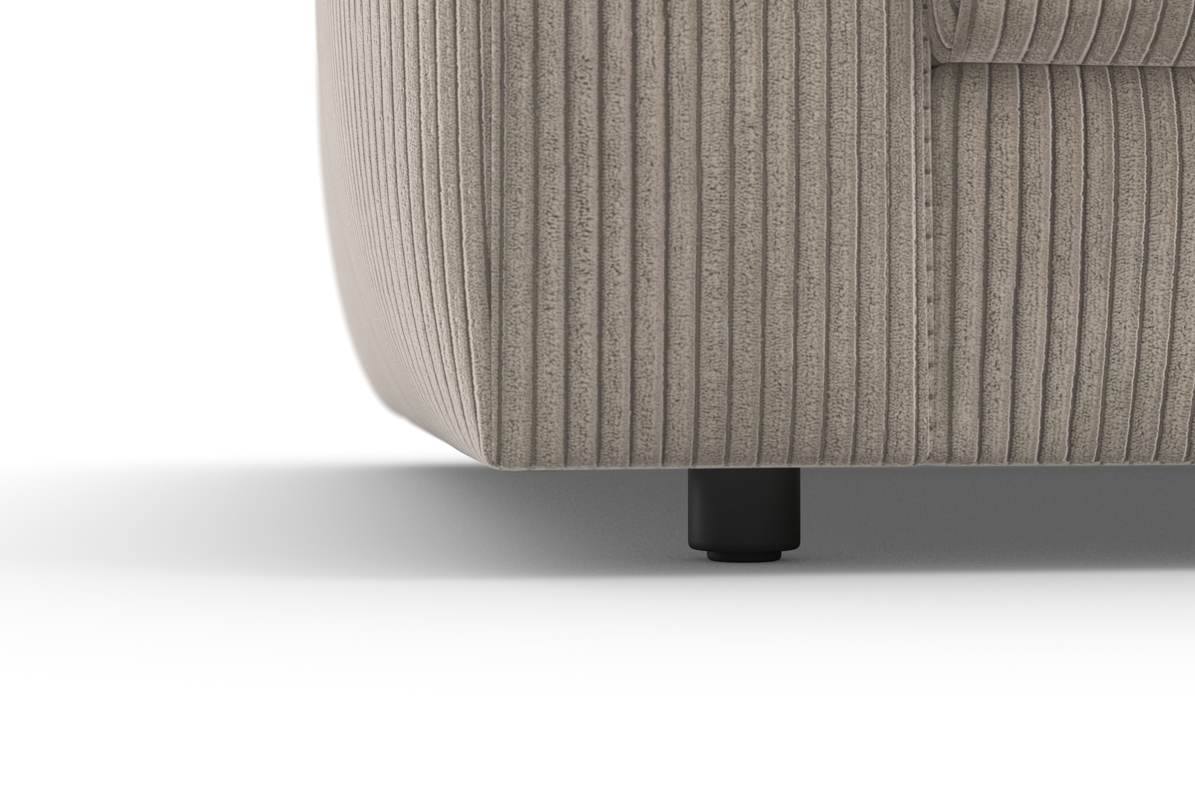 TRENDMANUFAKTUR Ecksofa »Bourbon«, (2 St.), mit extra hohem Sitzkomfort, auch in Cord erhältlich
