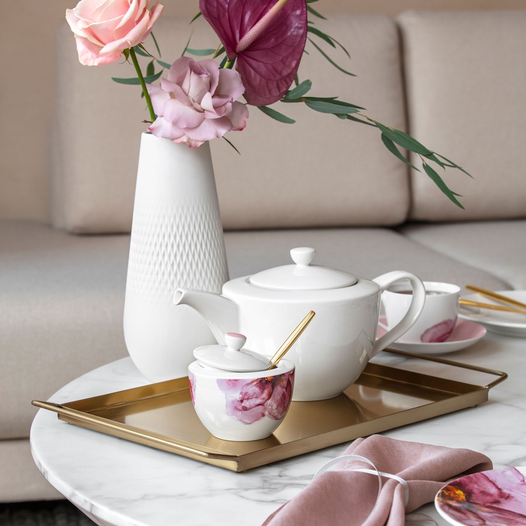 Villeroy & Boch Teekanne »Teekanne For Me 1,3 Liter weiß« günstig online kaufen