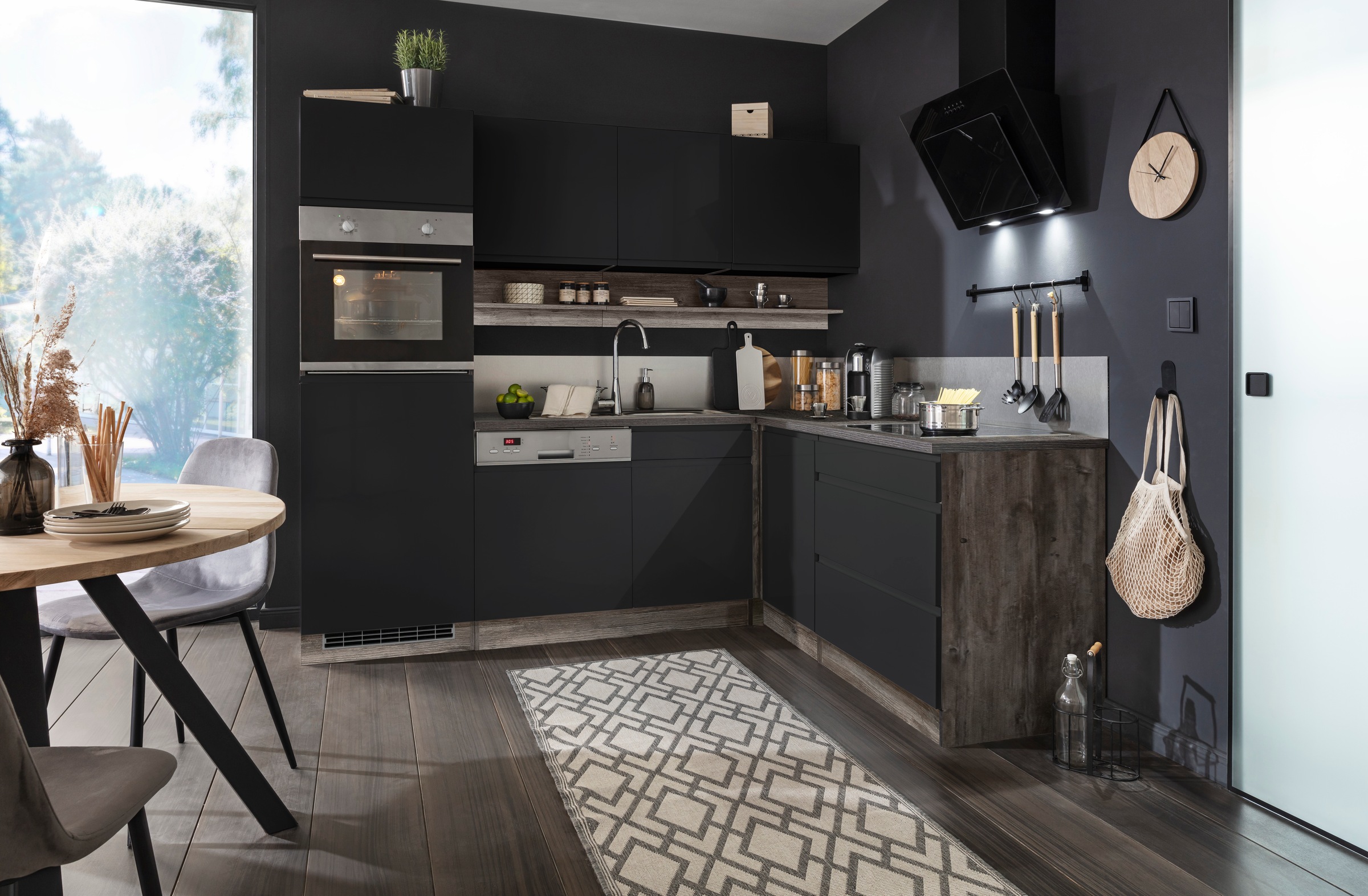 KOCHSTATION Winkelküche "KS-Virginia", Stellbreite 230/190 cm, ohne E-Gerät günstig online kaufen