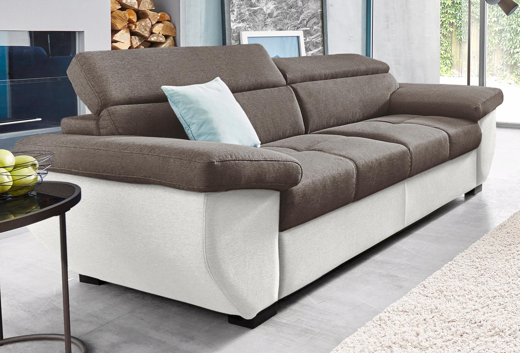 COTTA 2,5-Sitzer »Speedway«, Big-Sofa mit Kopfteilverstellung günstig online kaufen