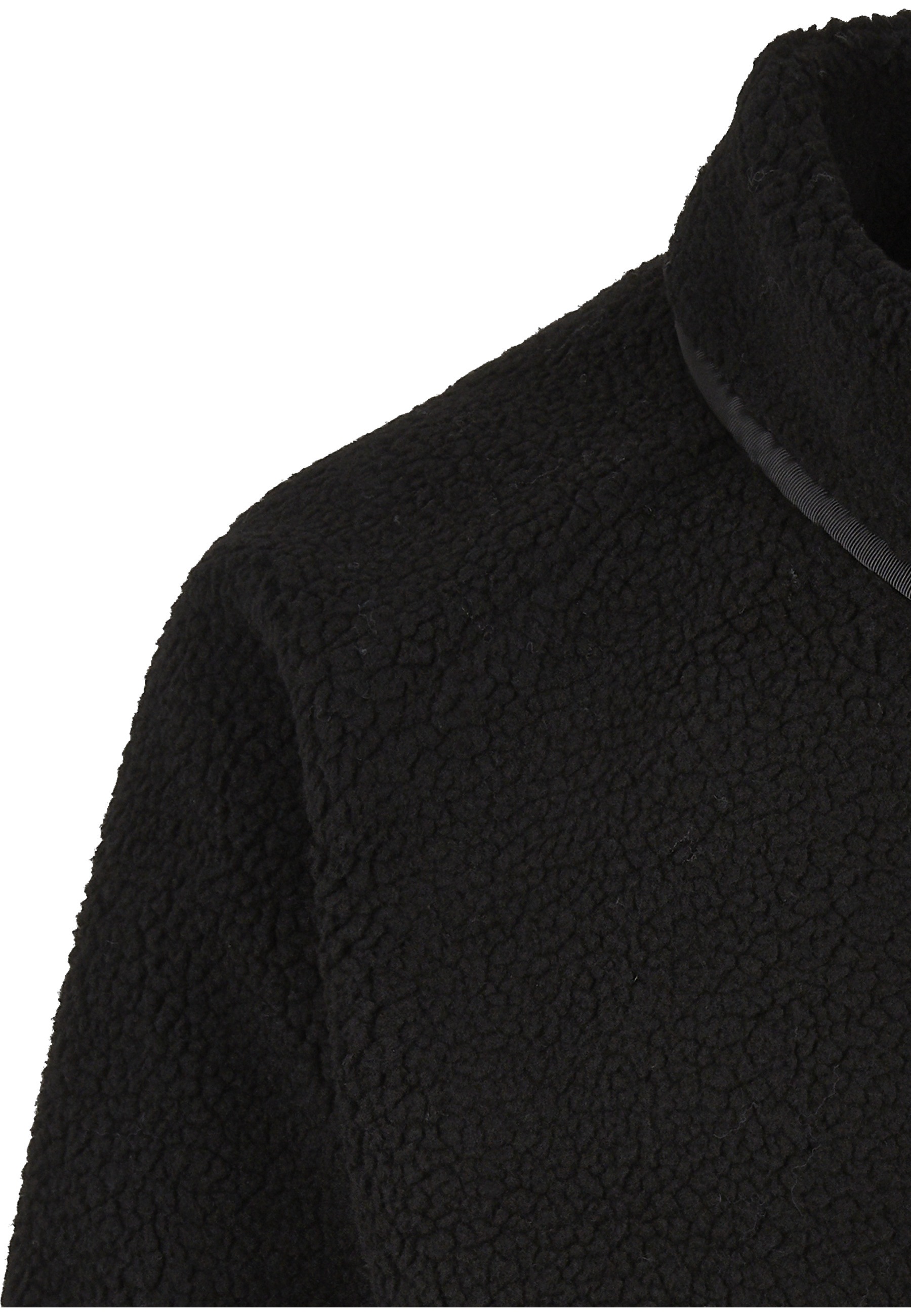 URBAN CLASSICS Winterjacke »Urban Classics Herren Short Raglan Sherpa Jacket« 1 Stk. tlg. ohne Kapuze