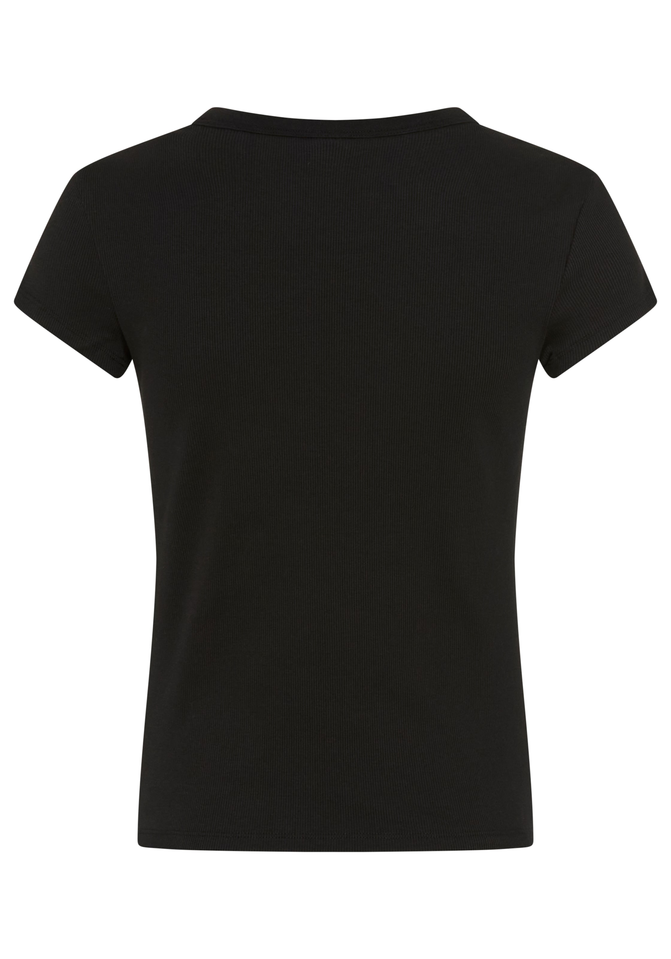 BOSS ORANGE Kurzarmshirt »Ecute Premium Damenmode« Slim Fit mit Rundhalsausschnitt