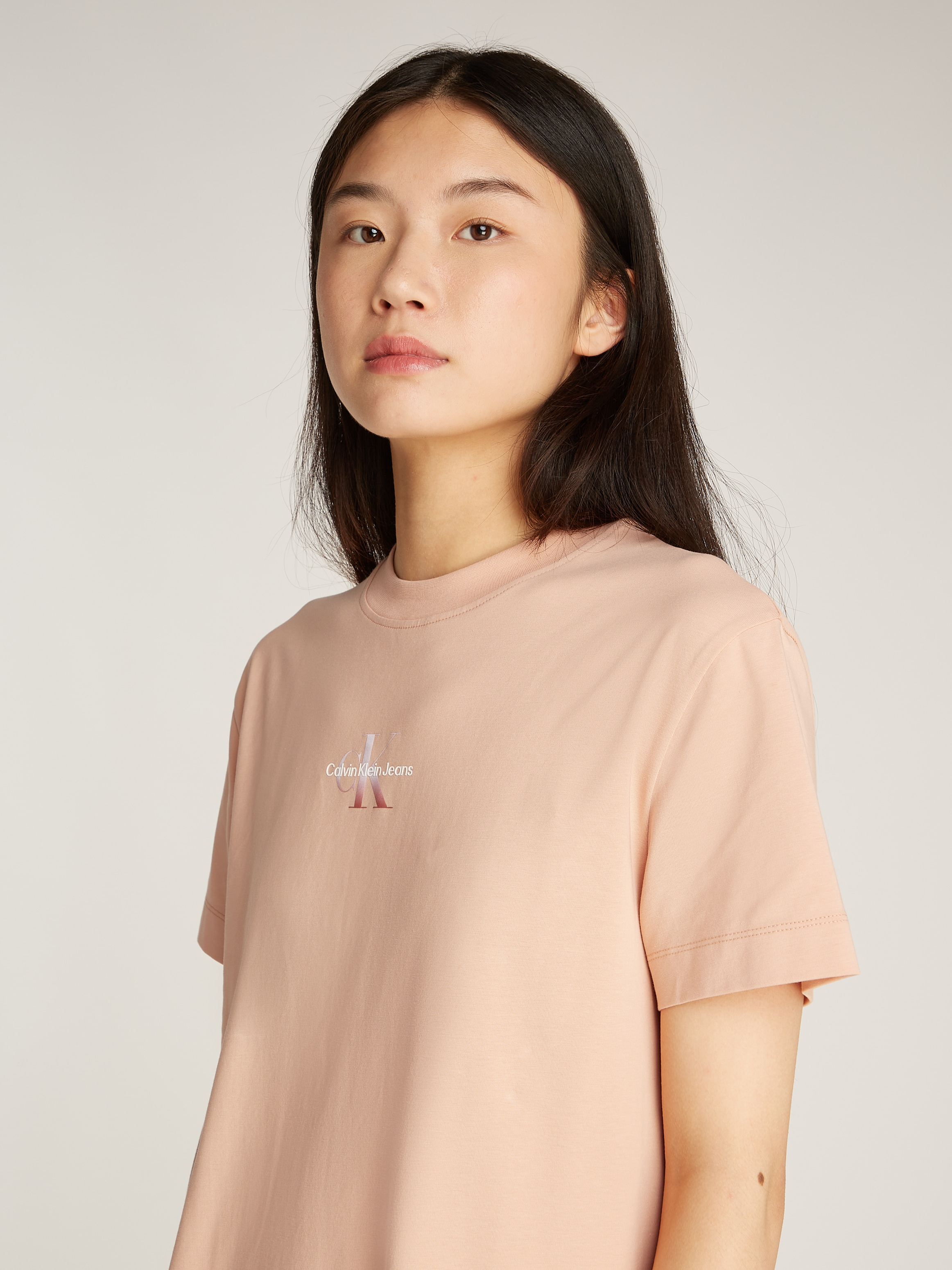 Calvin Klein Jeans Shirtkleid »GRADIENT MONOLOGO TEE DRESS«, mit Logodruck