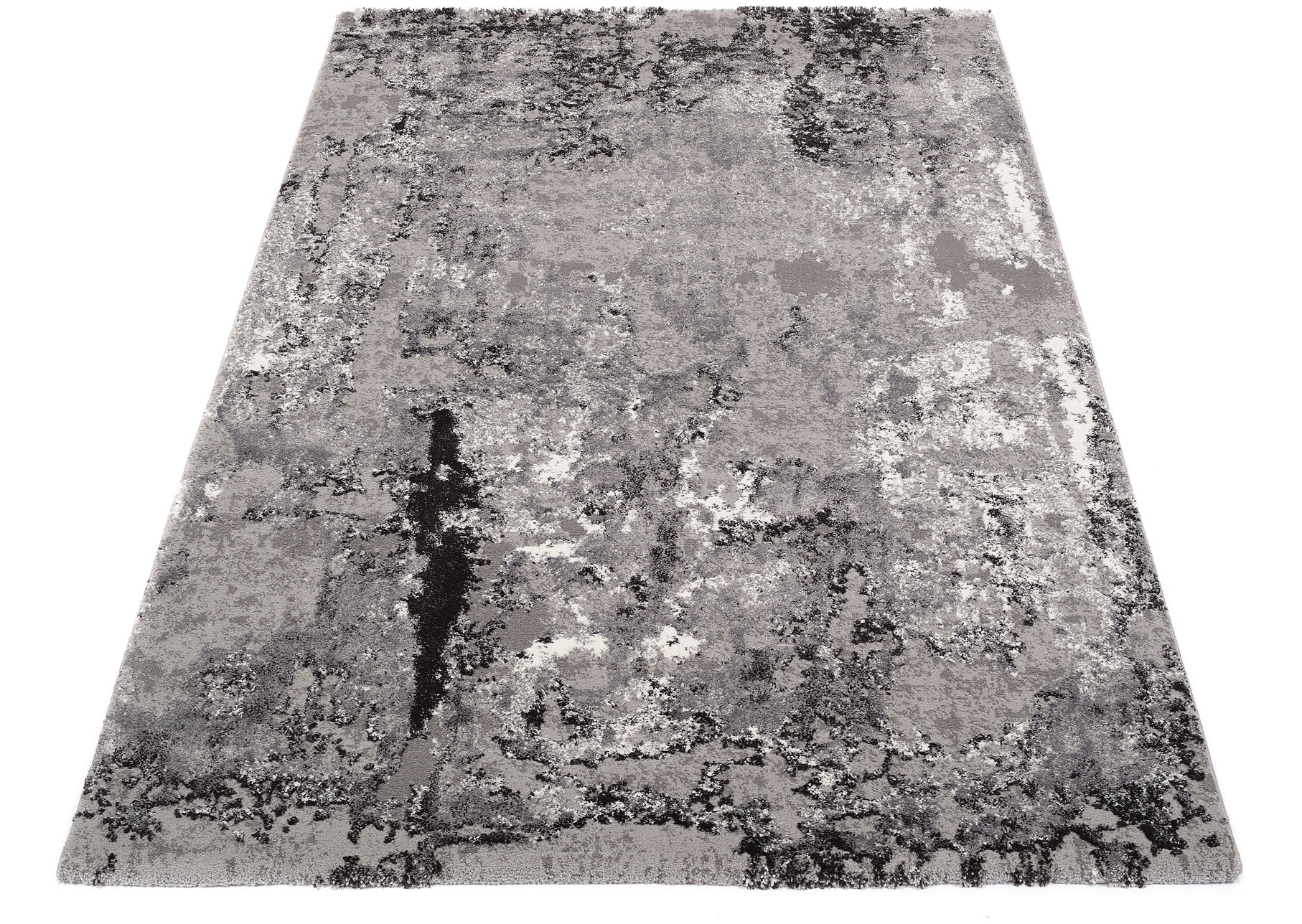 OCI DIE TEPPICHMARKE Teppich »Juwel Liray«, rechteckig, 20 mm Höhe, Kurzflor, Wohnzimmer, Marmor Optik, Hoch Tief Effekt