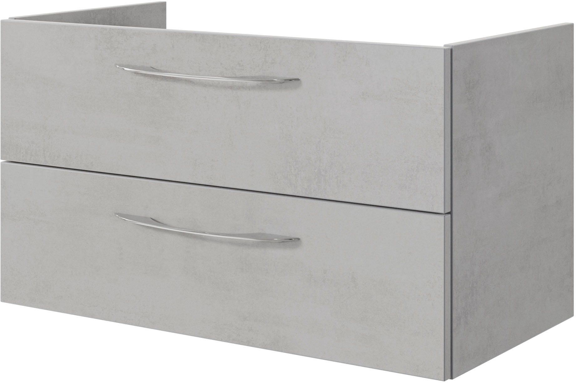 Saphir Badmöbel-Set »Serie 4035 2-teilig, Keramikwaschtisch mit LED-Spiegel, 90 cm breit« Set, 