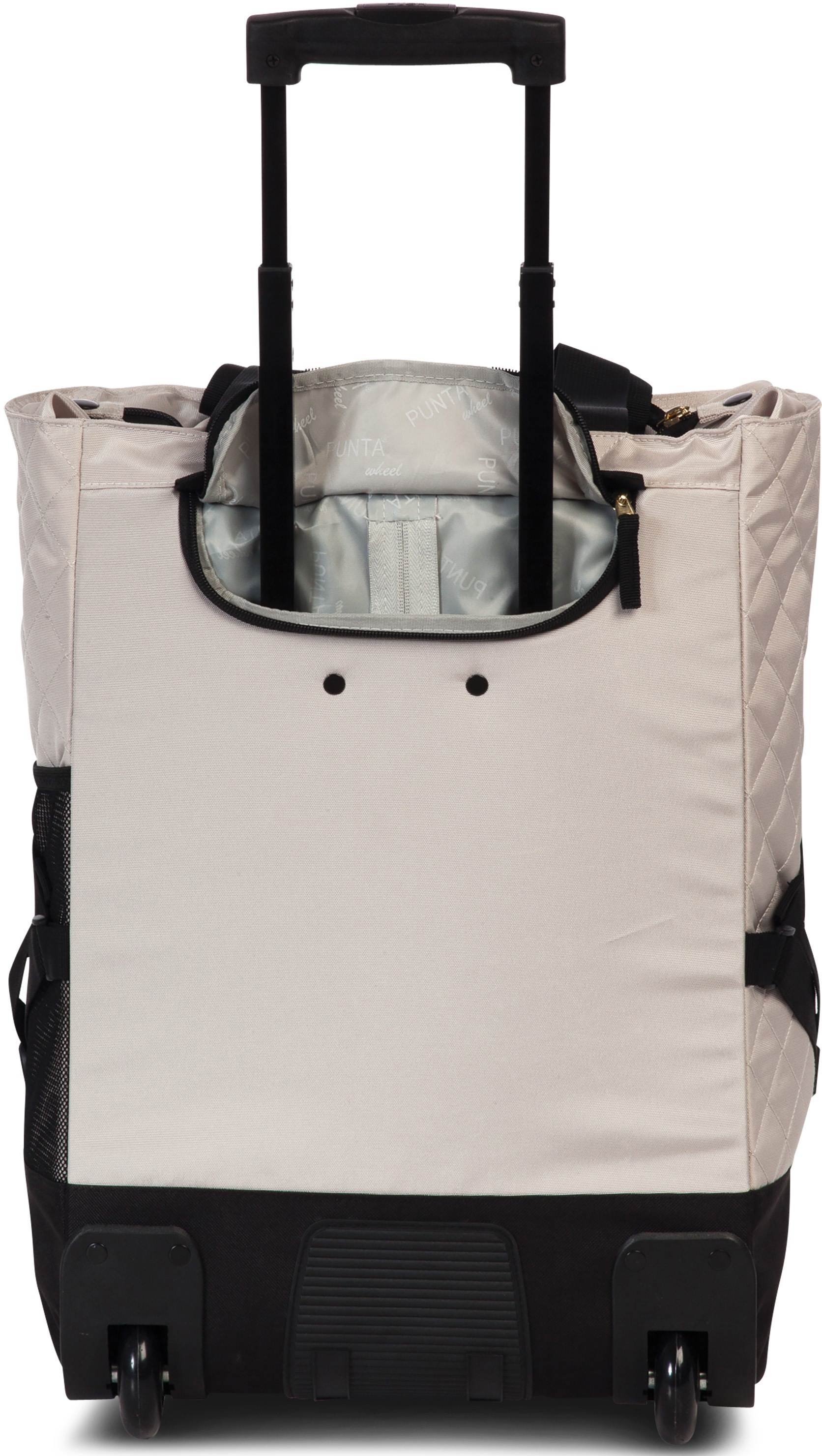 fabrizio® Einkaufstrolley »Punta Wheel classy«, (1 tlg.), edler Look mit abgestepter Oberfläche und Golddetails