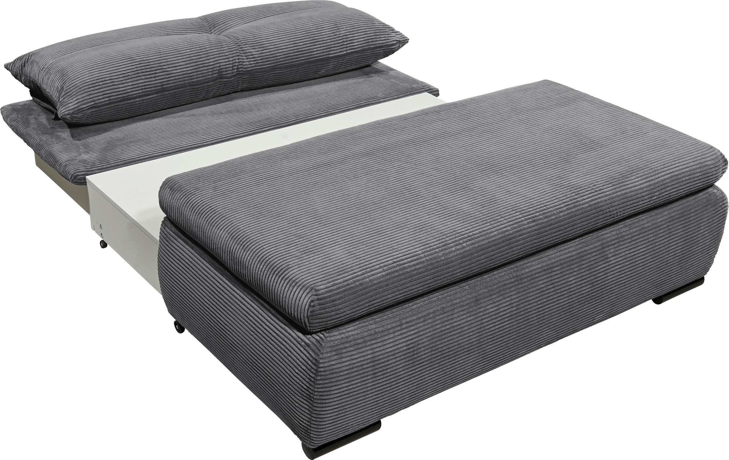 ED EXCITING DESIGN Schlafsofa »Charlie«, Schlafsessel mit Bettkasten & 1 Rückenkissen