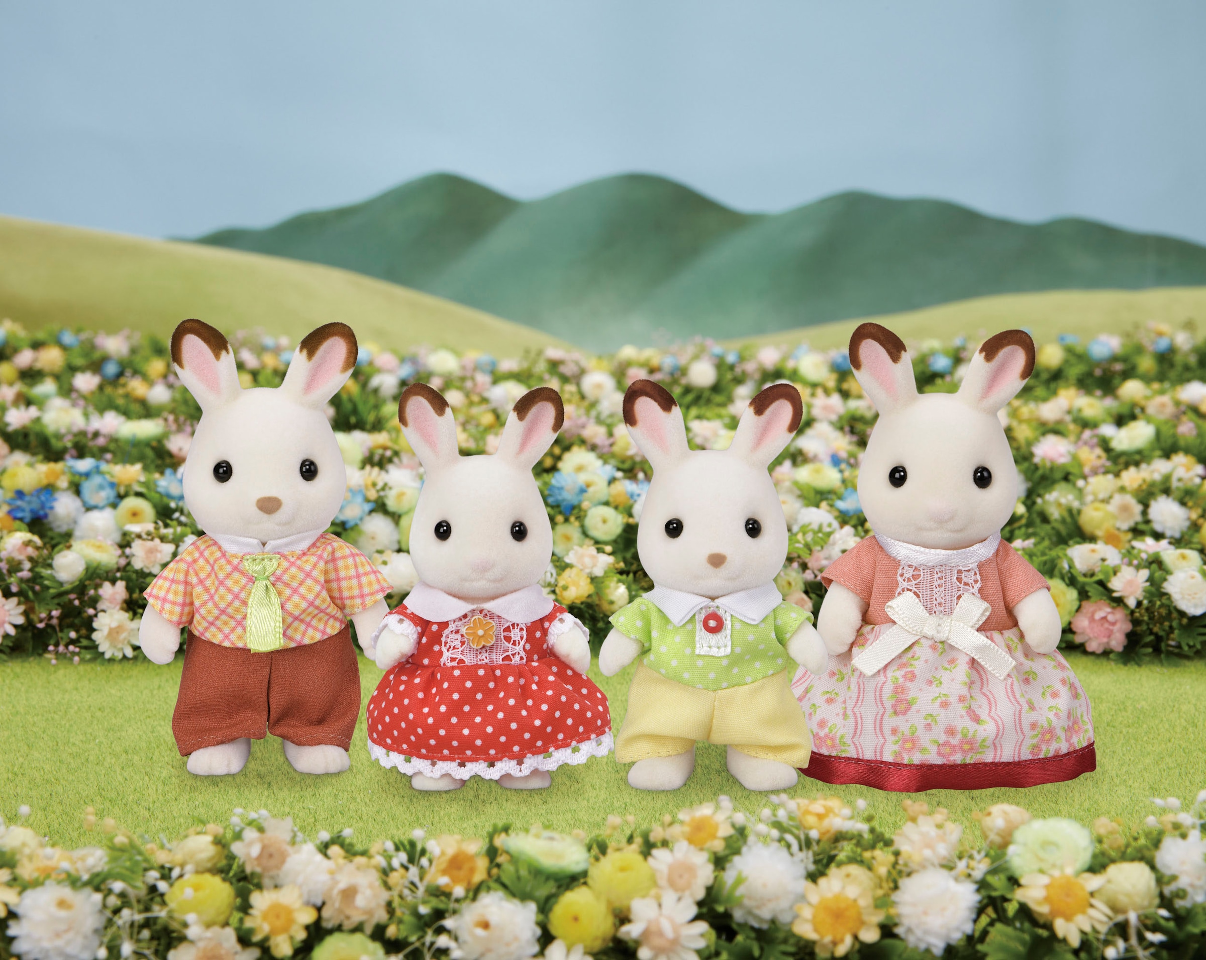 Sylvanian Families Spielfigur »Spielset Schokoladenhasen Familie NEU (5655)«