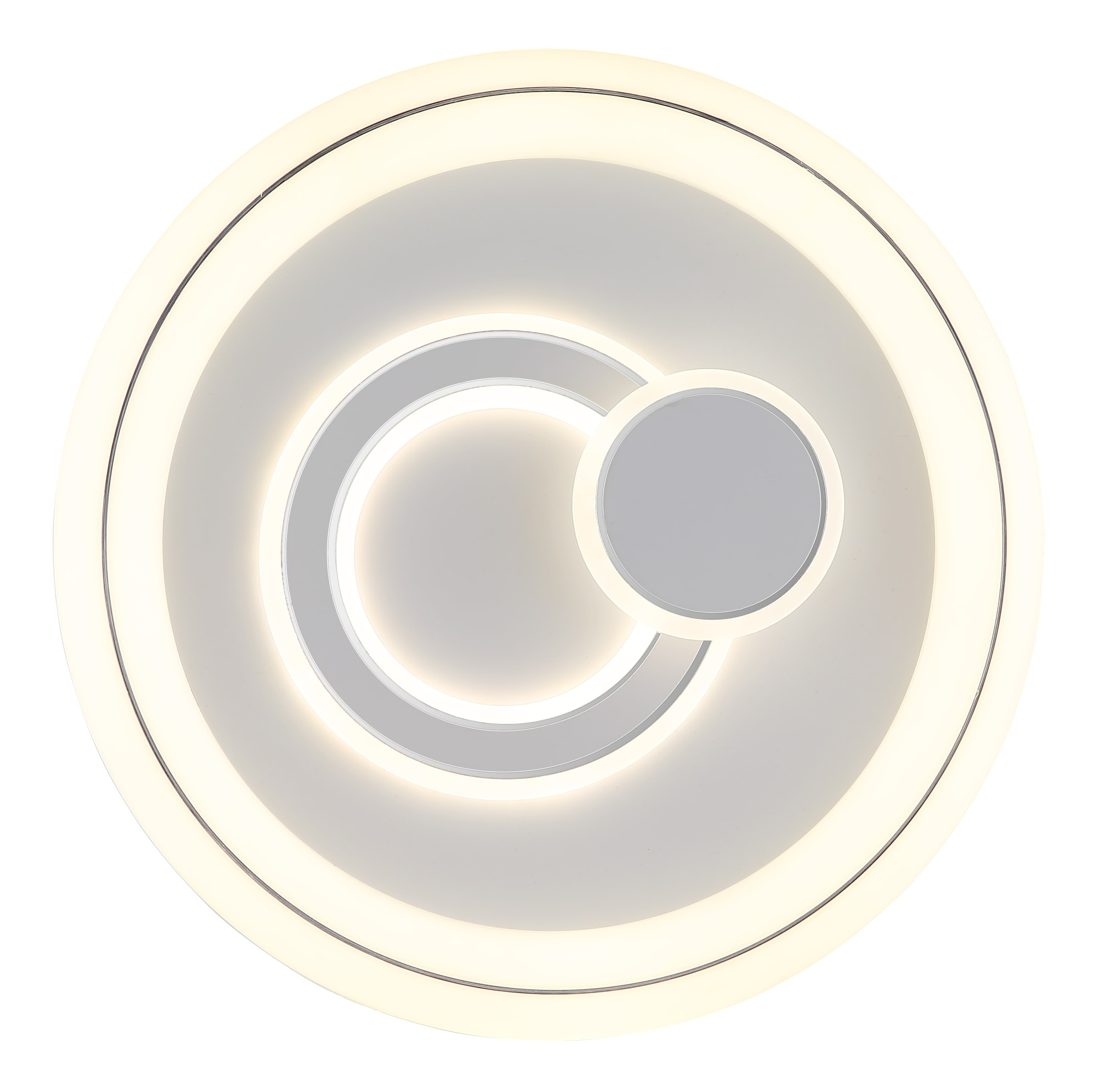 GLOBO LIGHTING Deckenleuchte »RUIZ« LED-Modul 1 Stk. warmweiß - kaltweiß Deckenlampe Wohnzimmer-Leuchte Schlafzimmer-Leuchte Flur Küche