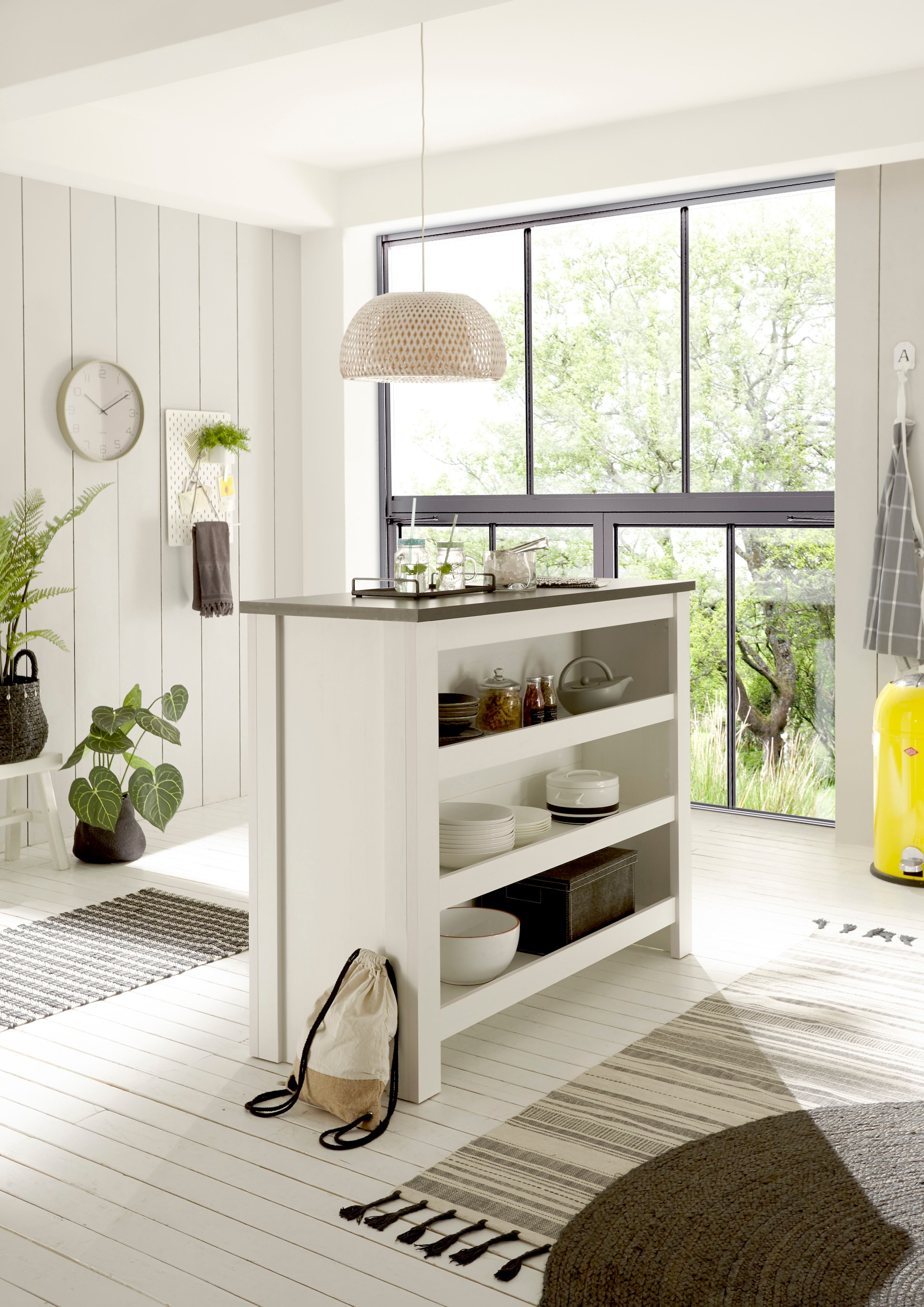 Home affaire Unterschrank »Sherwood« mit Handtuchhalter aus Metall, Höhe 106 cm