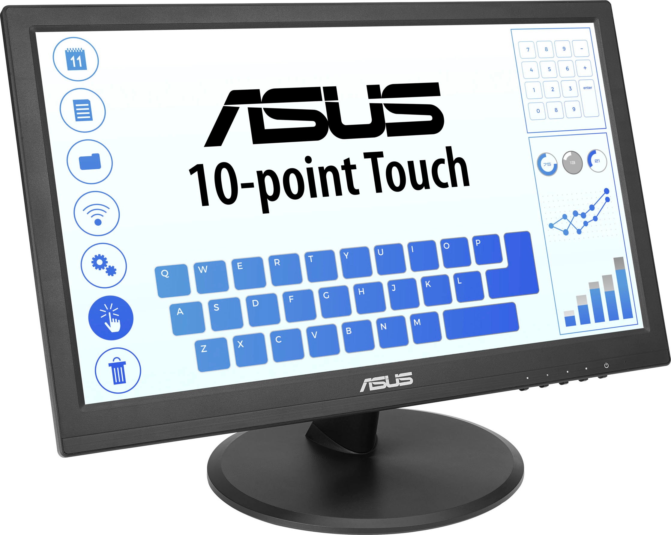 Asus LCD-Monitor »VT168HR«, 40 cm/16 Zoll, 1366 x 768 px, WXGA, 5 ms Reaktionszeit, 60 Hz