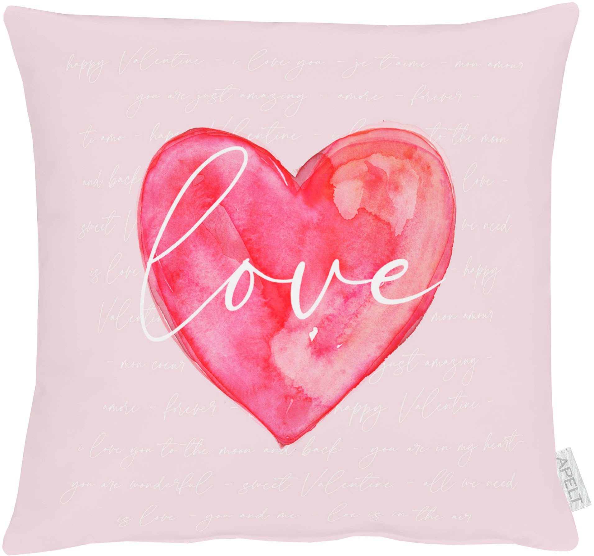 Apelt Kissen  Valentine ¦ rosa/pink ¦ Maße (cm): B: 39 Dekokissen & Decken günstig online kaufen