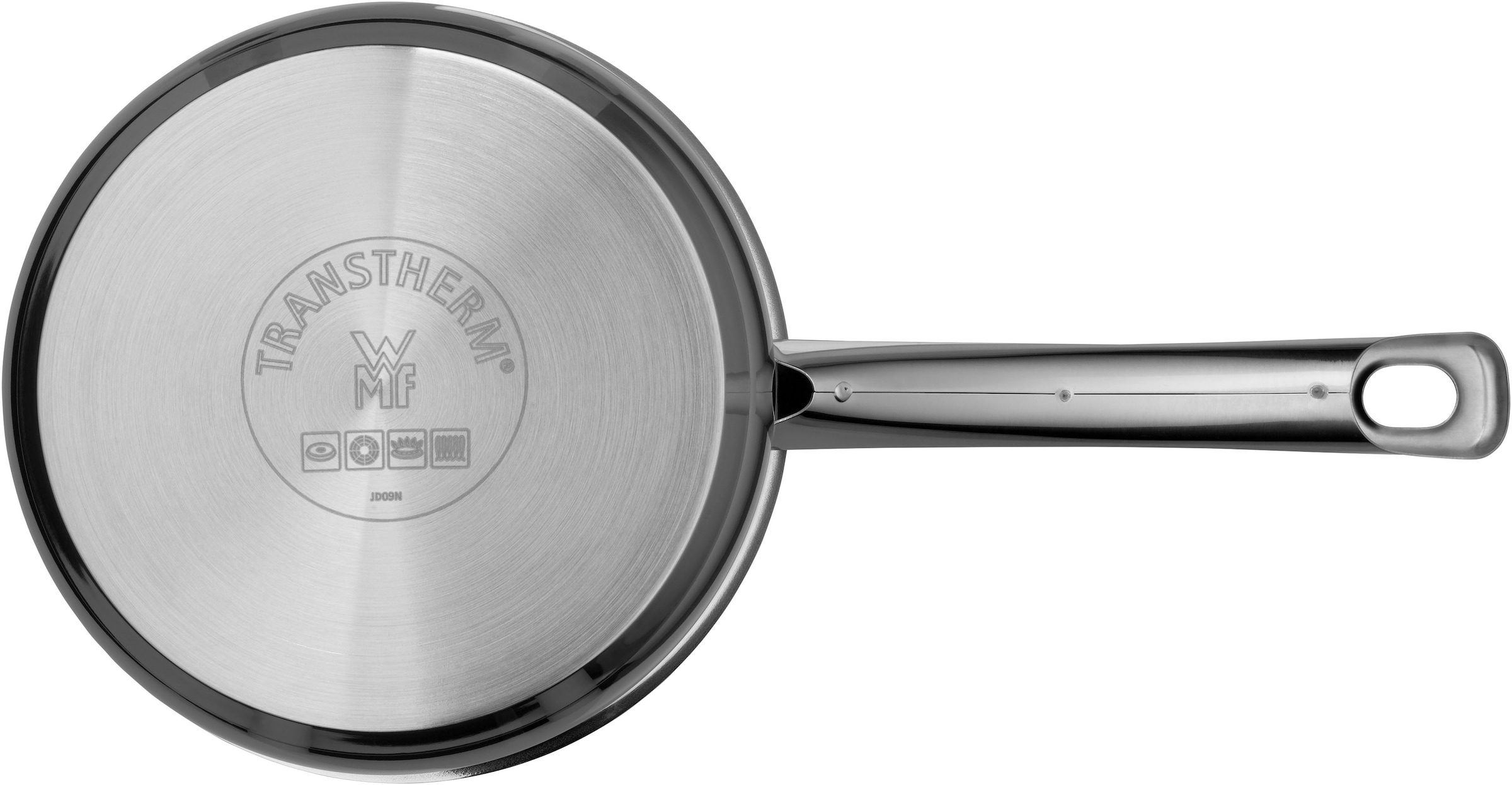 WMF Kasserolle »Diadem Plus«, Cromargan® Edelstahl Rostfrei 18/10, (1 tlg.), breiter Schüttrand, außergewöhnliches Design, spülmaschinengeeignet
