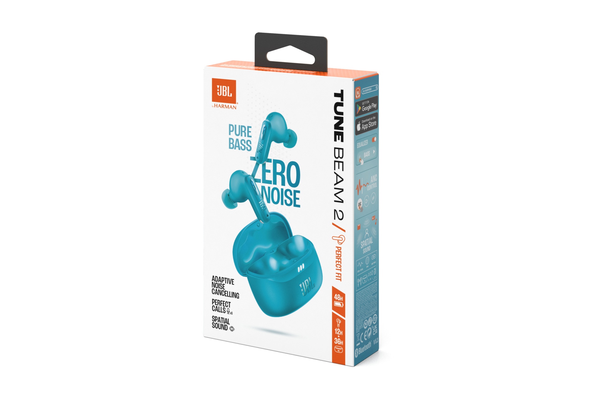 JBL wireless In-Ear-Kopfhörer »TUNE BEAM 2«, A2DP Bluetooth, Active Noise Cancelling (ANC)