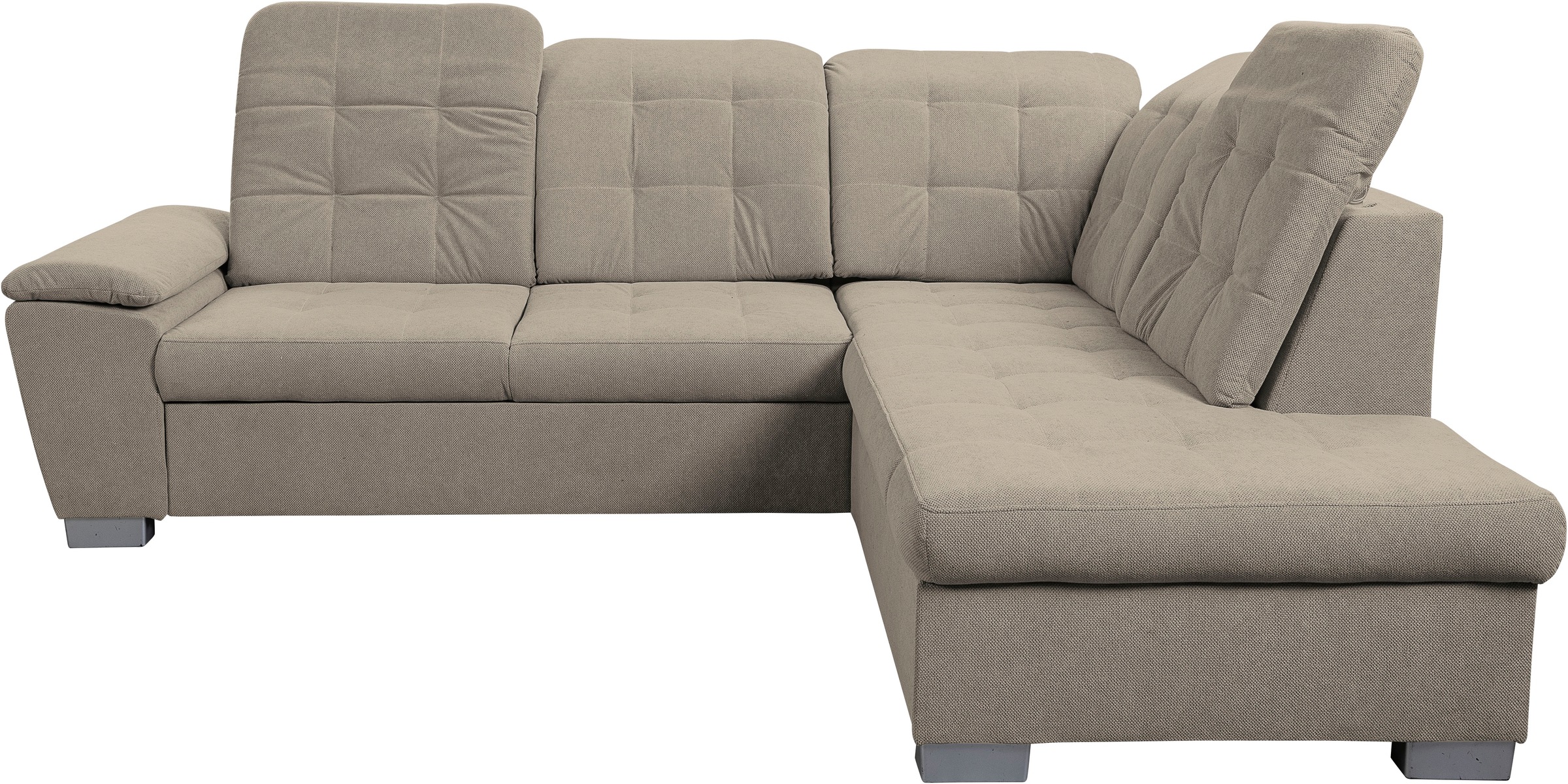 WERK2 Ecksofa »Bonny inkl. Kopfteilverstellung, Bettfunktion, Stauraum, Bre günstig online kaufen