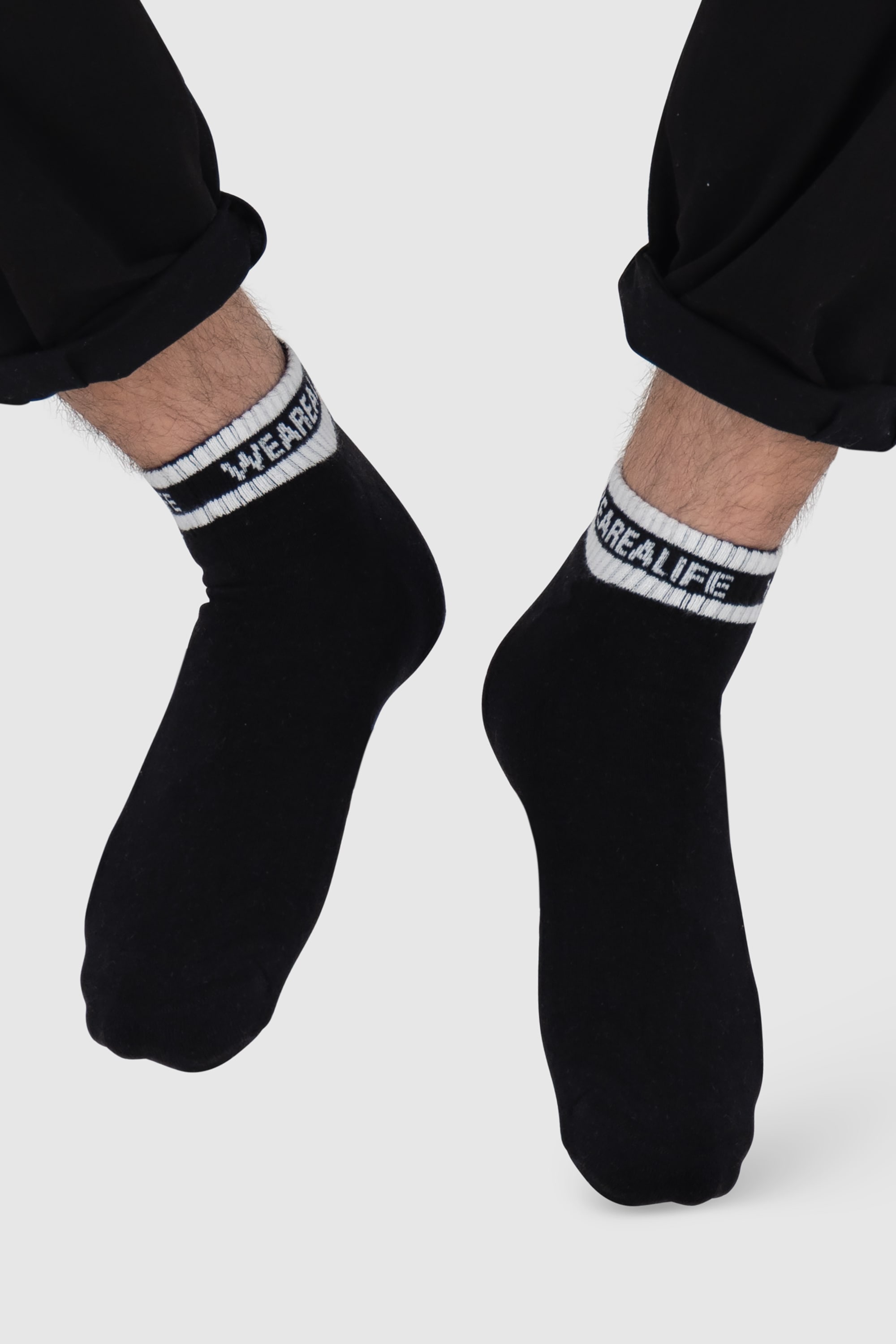 Alife & Kickin Socken »Herren 6 PACK - JohnnyAK«, (Spar-Set), kurze sportliche Socken mit Steifen, aus Baumwolle mit weichem Bund