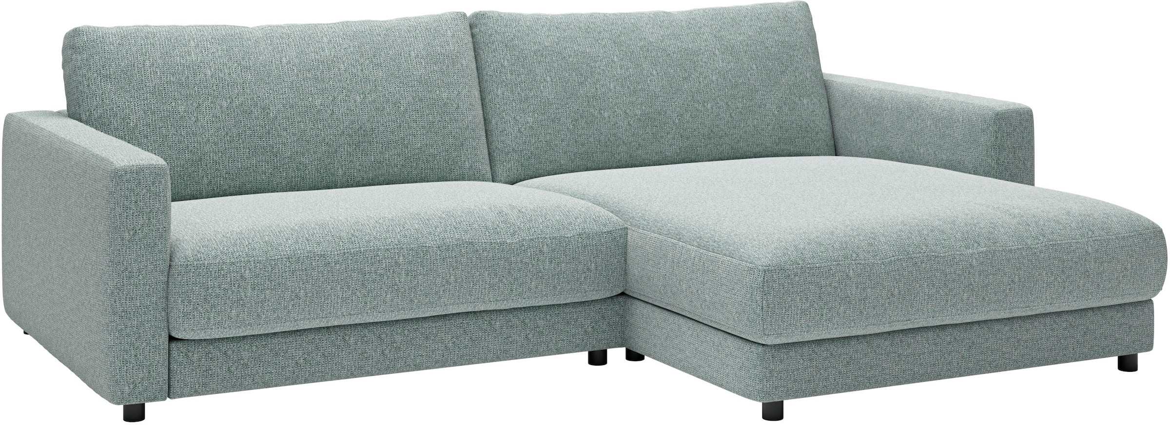 Home affaire Ecksofa »Ecksofa Jiro, L-Form, große Sitztiefe, Breite 265 cm« lose Sitz- & Rückenkissen, weicher Polsteraufbau, komfortabel & modern