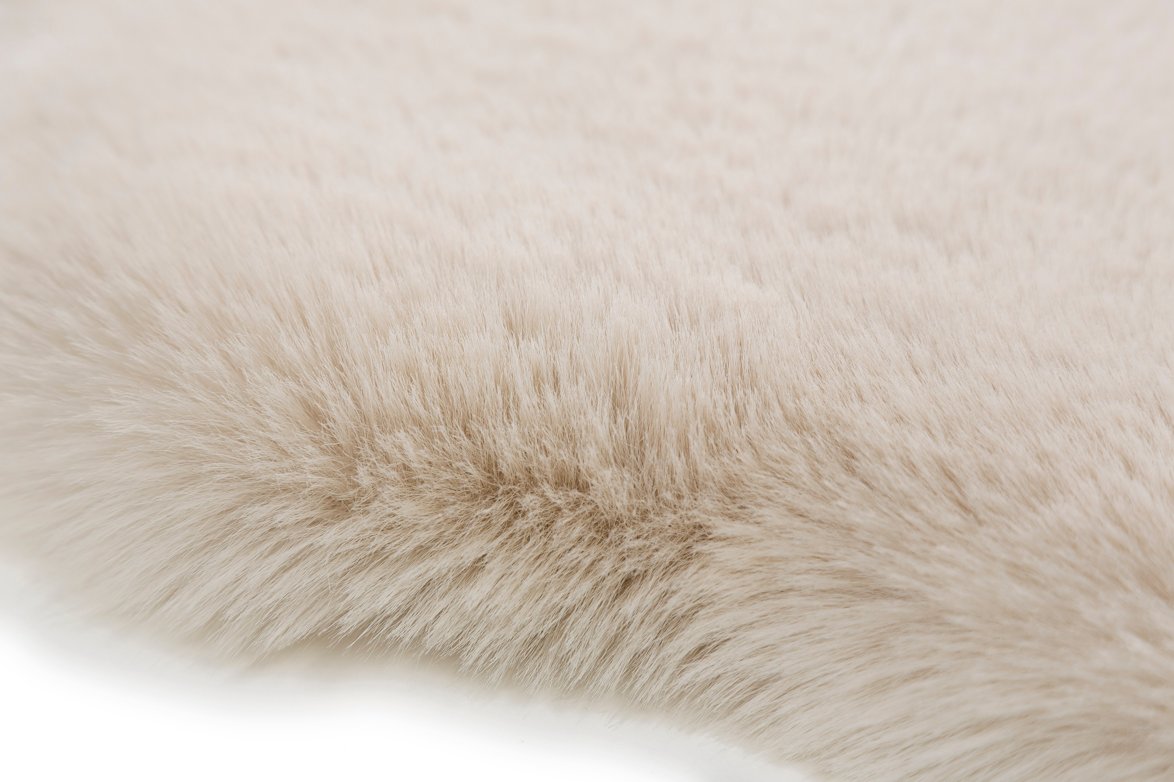 SCHÖNER WOHNEN-Kollektion Hochflor-Teppich »Tender deluxe 6286«, fellförmig, 50 mm Höhe, Dekofell, Fellteppich, flauschig, waschbar, Schöner Wohnen Kollektion