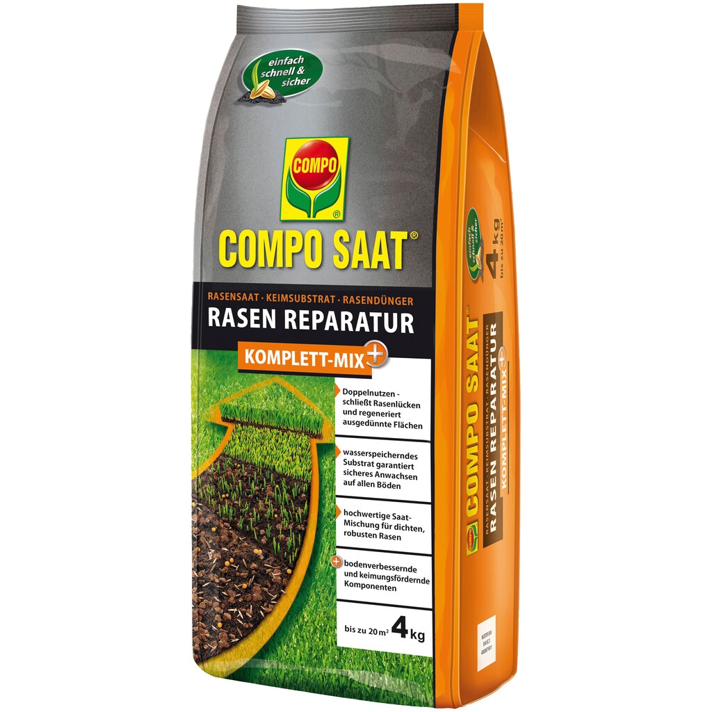 Compo Rasensamen »COMPO SAAT® Komplett Mix+«