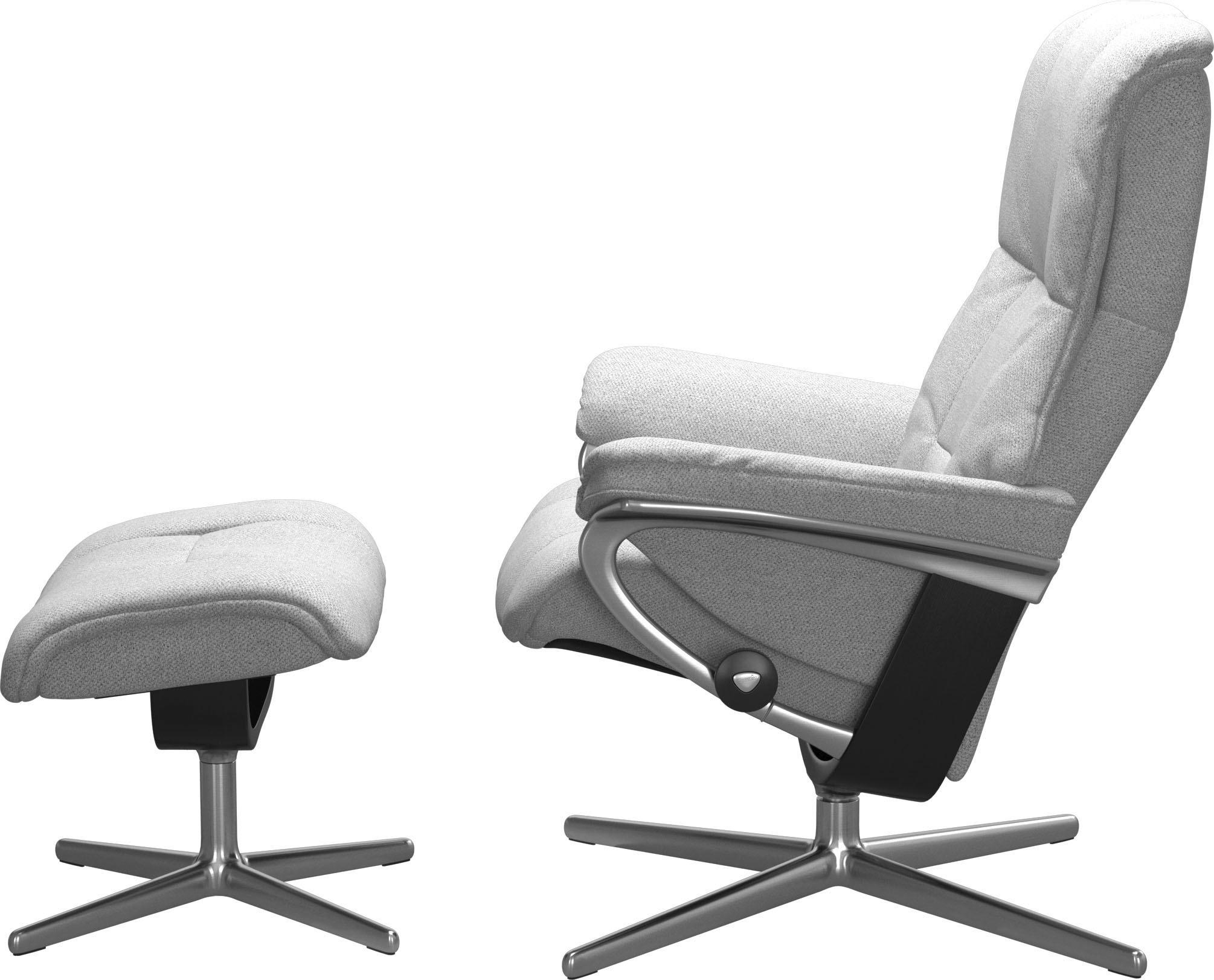 Stressless® Fußhocker »Mayfair«, mit Cross Base, Größe S, M & L, Holzakzent Schwarz