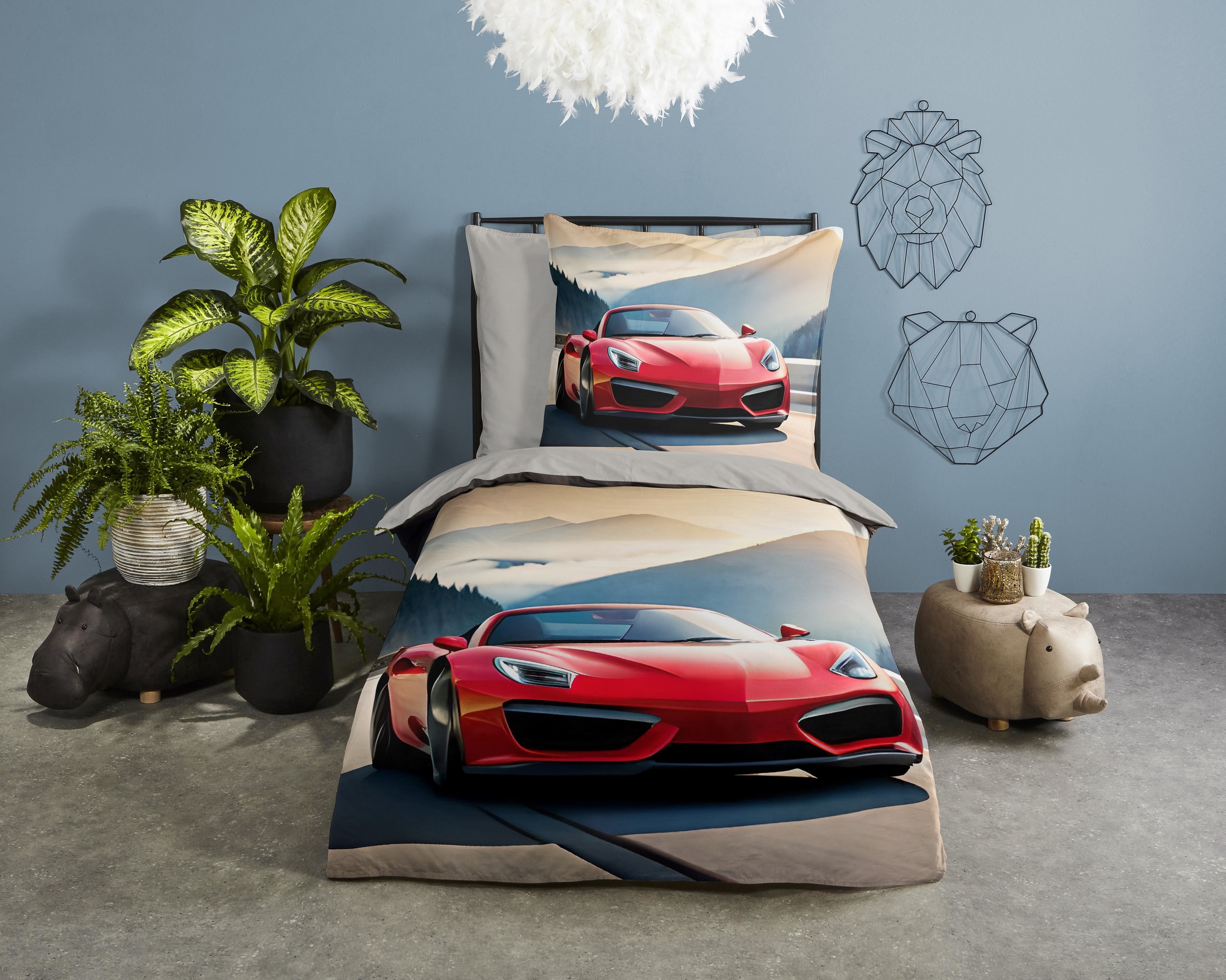 good morning Babybettwäsche »Cabrio«, Baumwolle, Renforcé, 135x200, 2 Teili günstig online kaufen