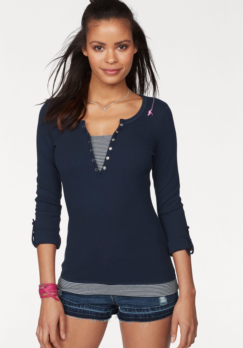 ONLY CARMAKOMA 3/4 3/4-Arm-Shirt »CARALBA kaufen online TOP NOOS«