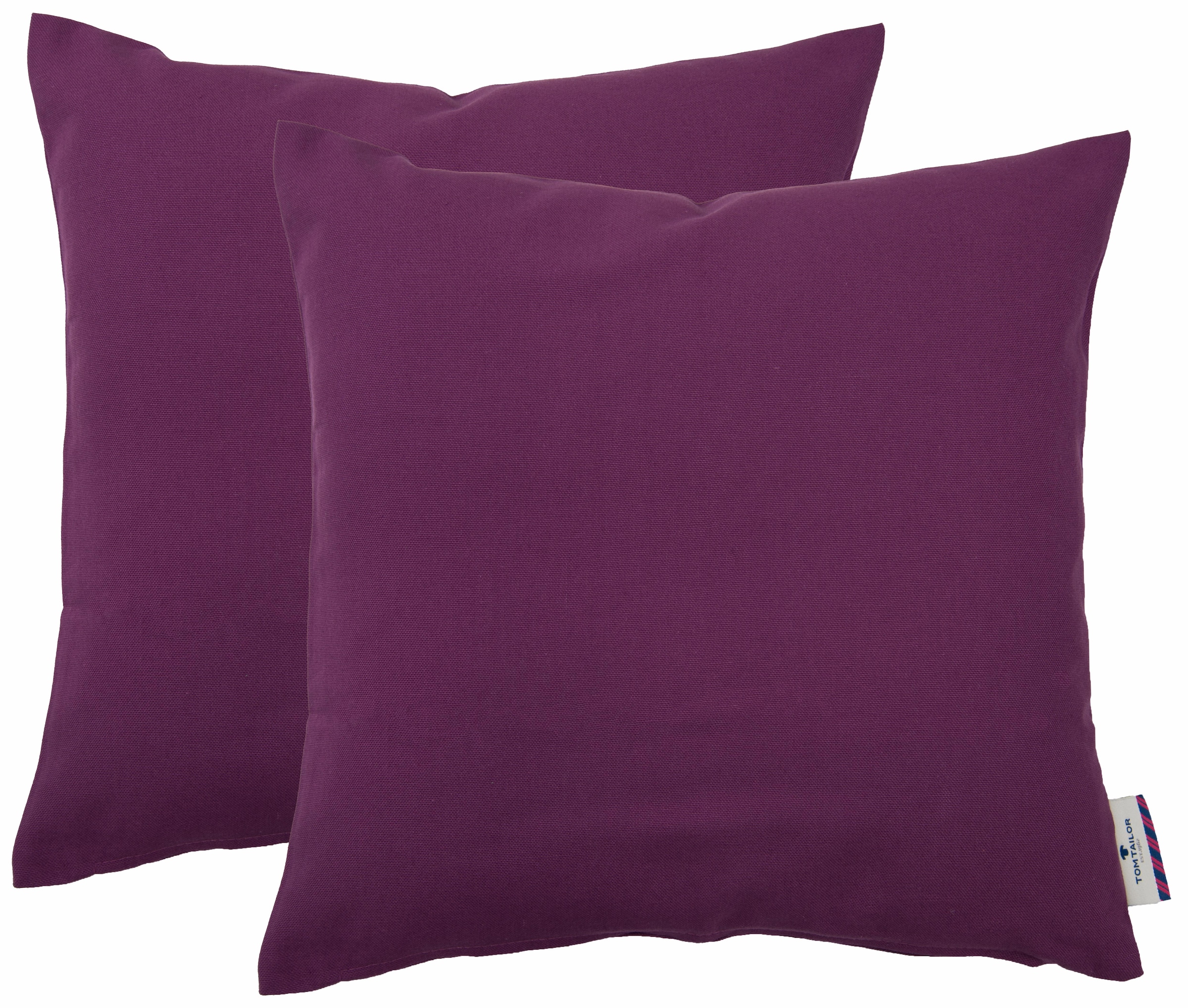 TOM TAILOR HOME Dekokissen »Dove«, unifarben, Kissenhüllen ohne Füllung, 2e günstig online kaufen