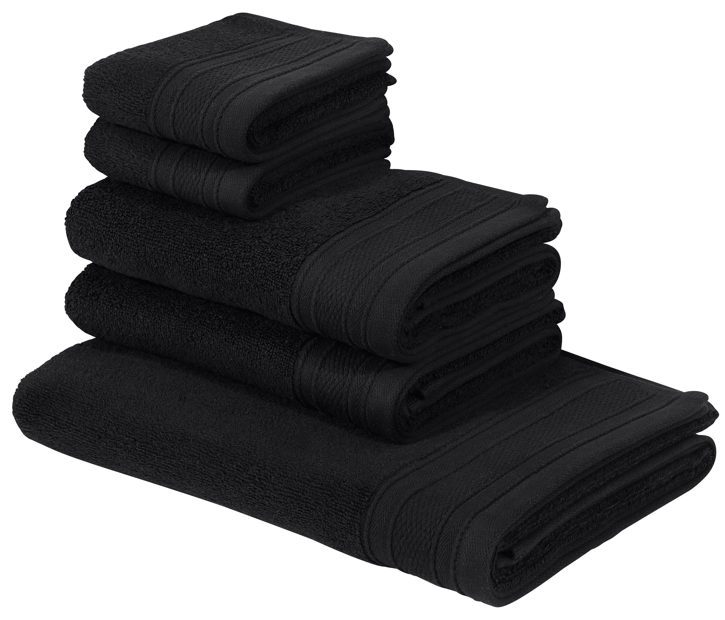 Bruno Banani Handtuch Set »Robby, Premium Handtücher, 500 gr/m²«, Set, 5 tl günstig online kaufen