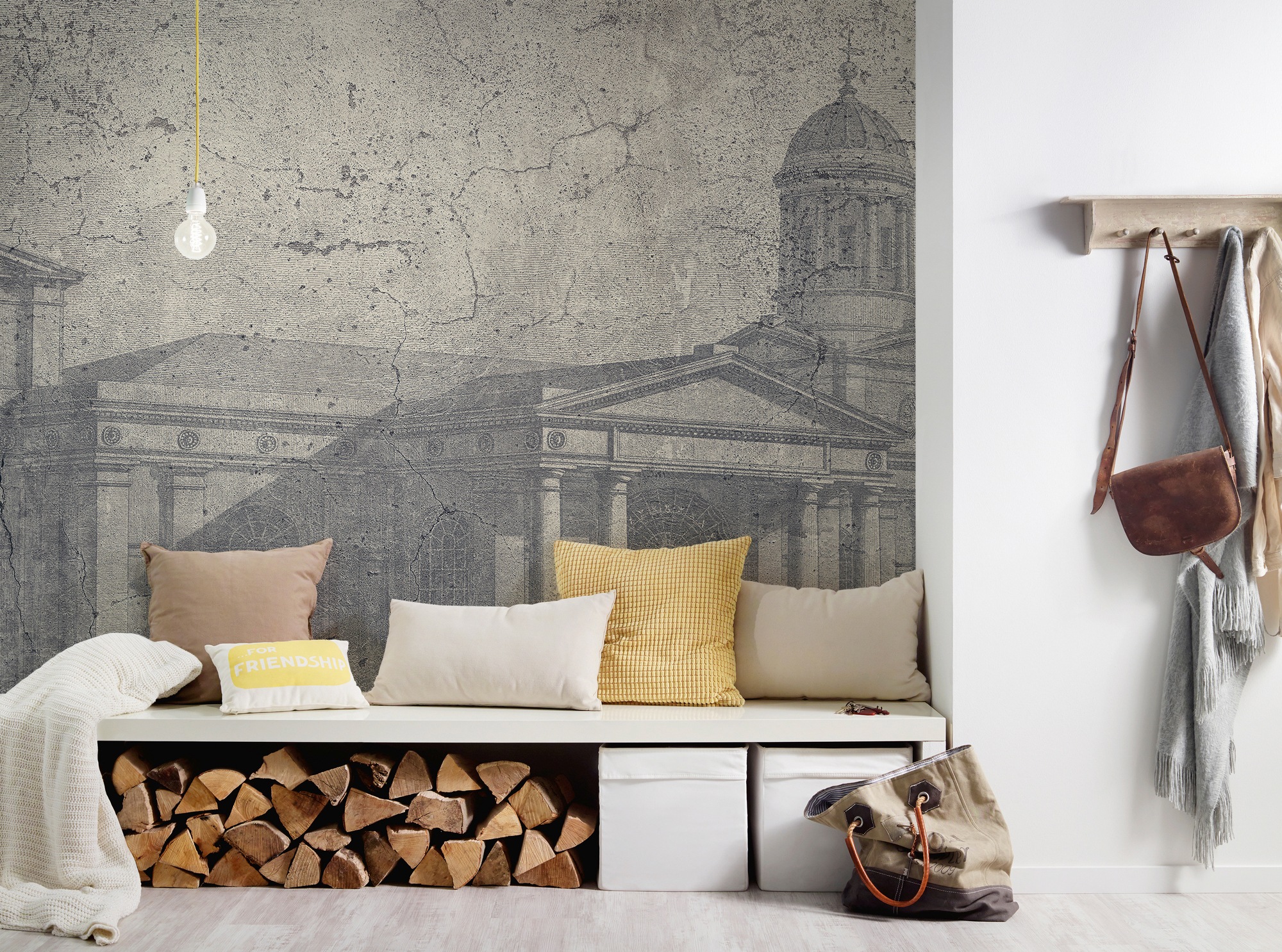 Architects Paper Fototapete »Atelier 47 Old Building 1«, Stadt, Vlies, Wand, Schräge, Decke
