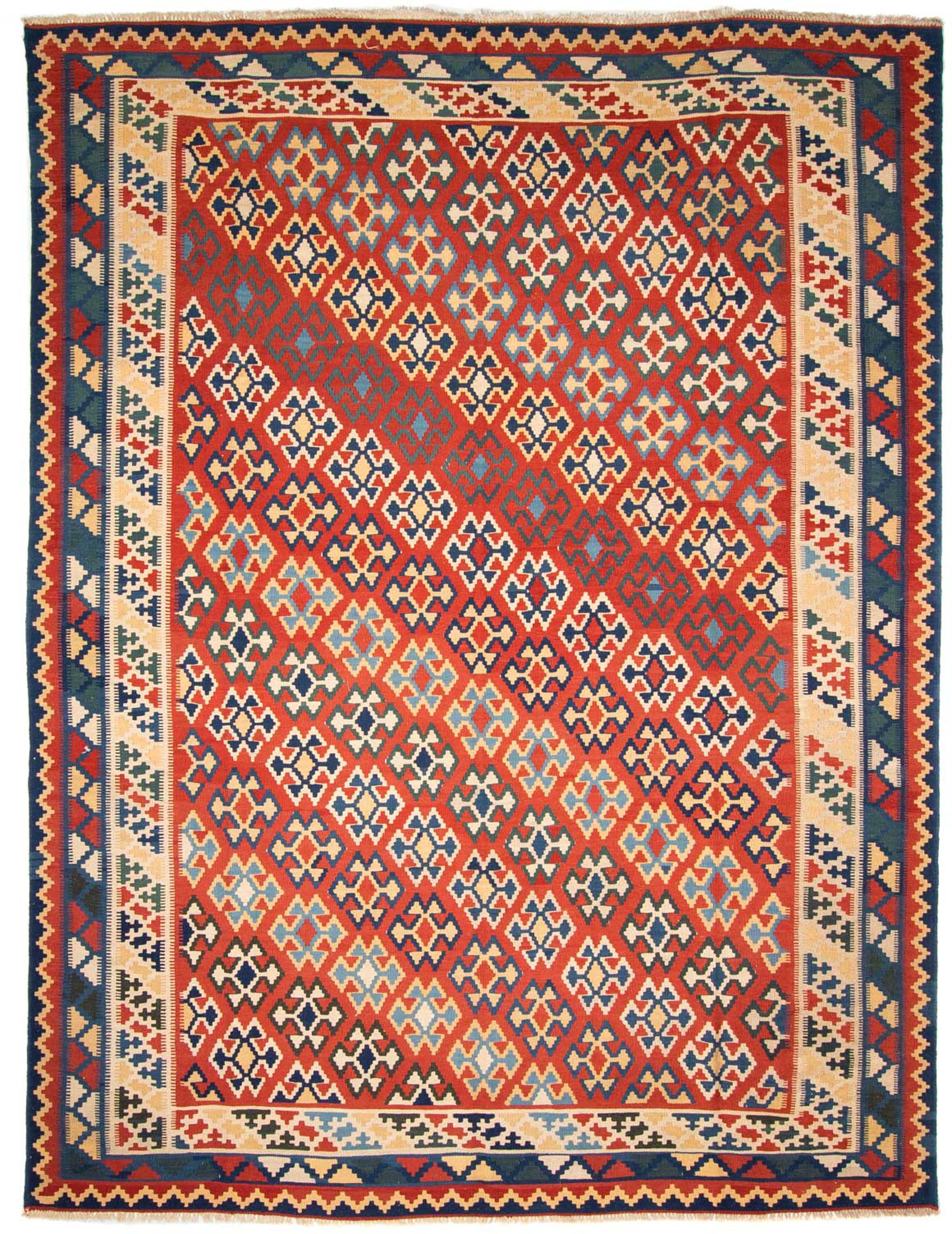 morgenland Wollteppich »Kelim - Oriental - 400 x 293 cm - dunkelrot«, recht günstig online kaufen