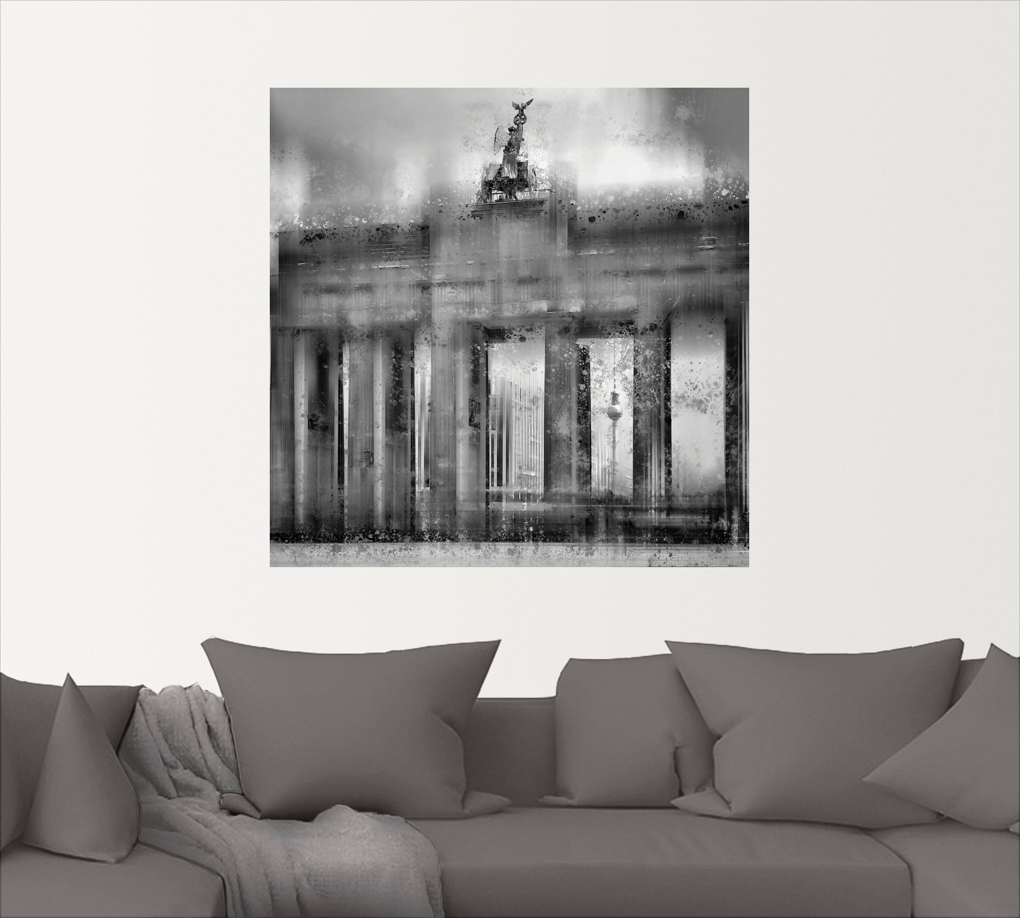 Artland Wandbild »Berlin Brandenburger Tor II«, Gebäude, (1 St.), selbstklebend