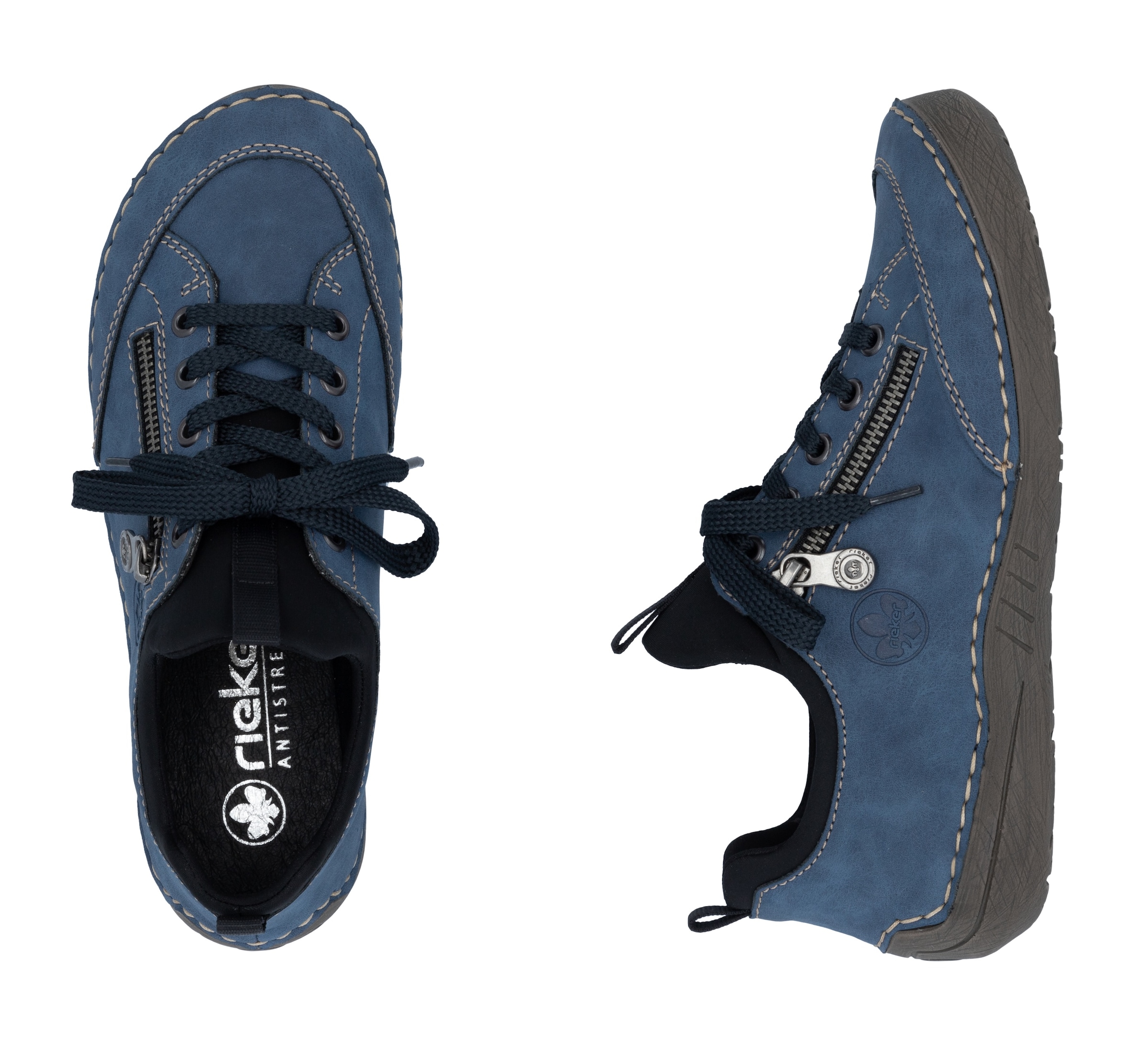 Rieker Slip-On Sneaker, Slipper, Schlupfschuh, mit elastischem Einschlupf