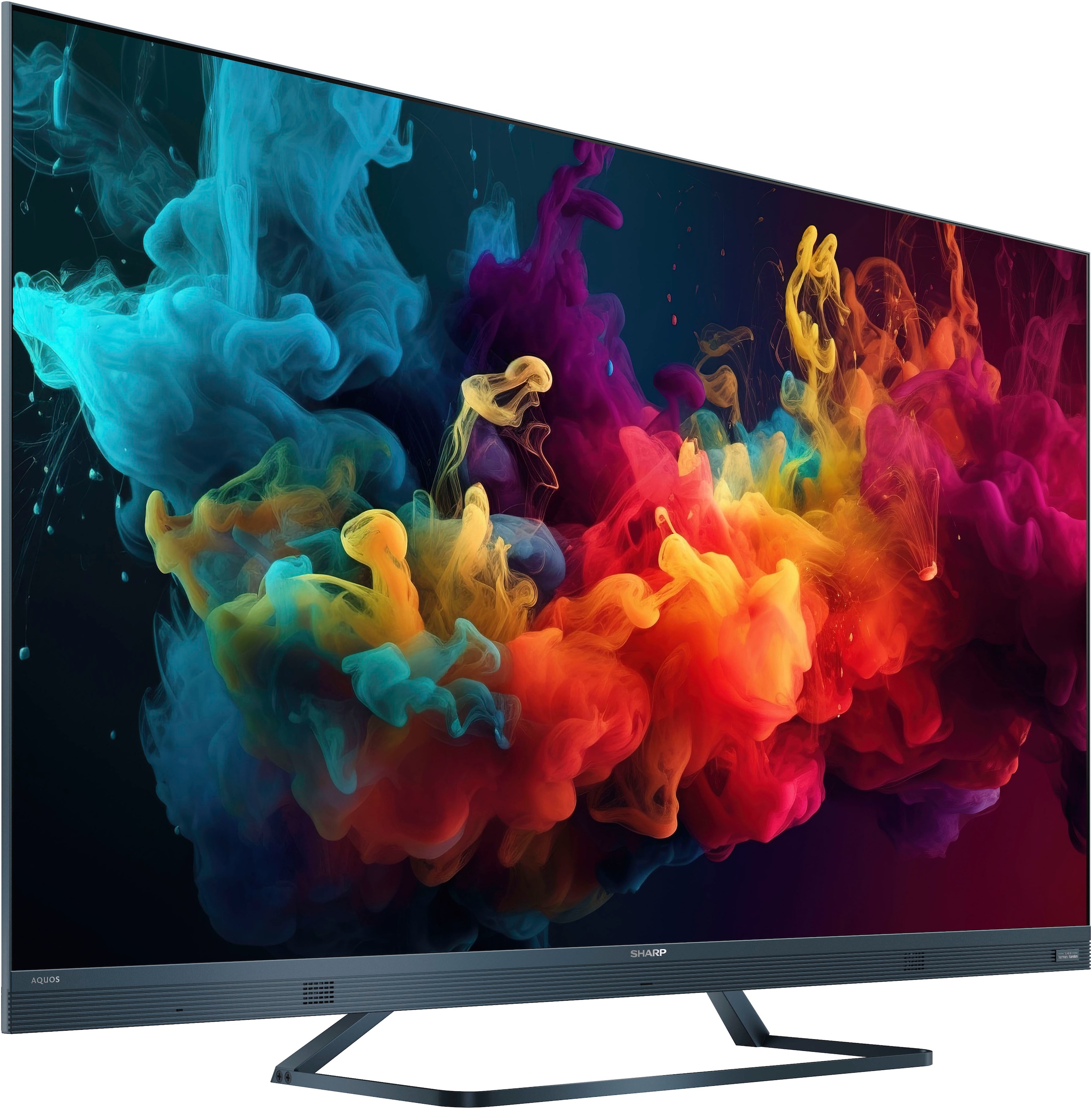 Sharp LED-Fernseher »4T-C55FQ_«, 4K Ultra HD, Google TV, Quantum Dot, QLED, Dolby Atmos, Dolby Vision, HDMI 2.1 mit eARC