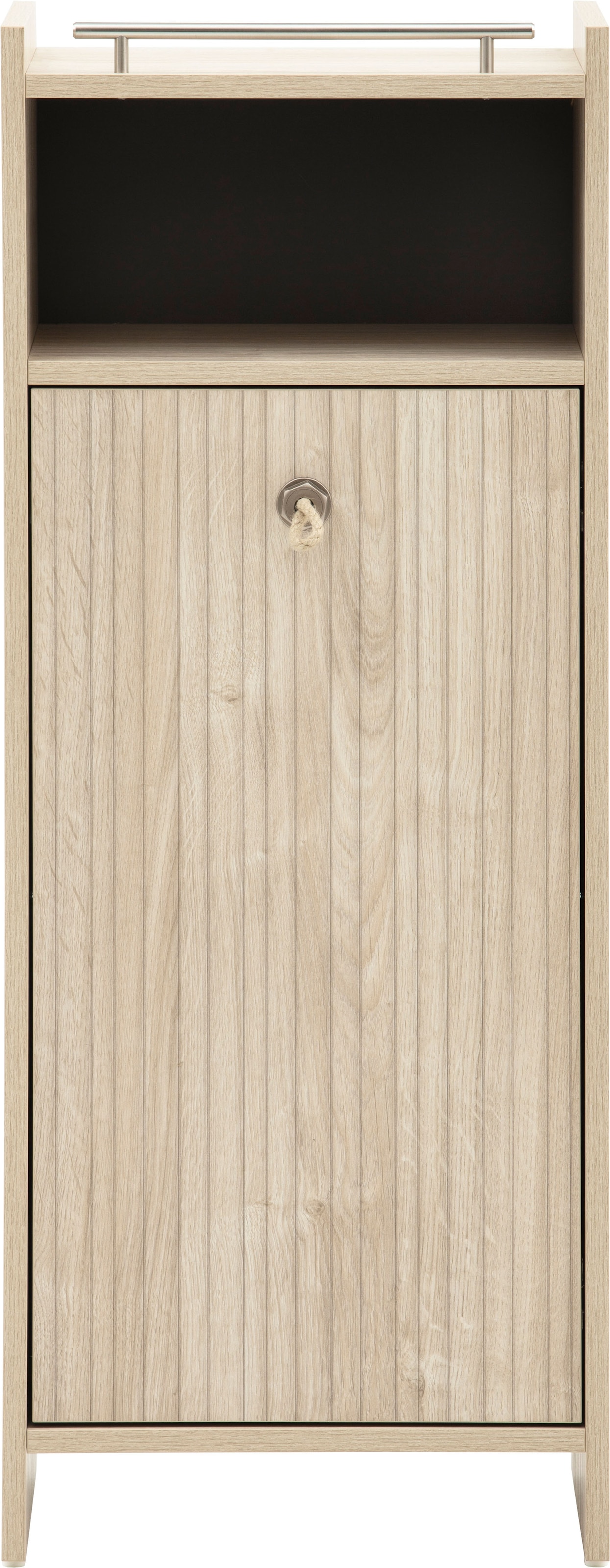Schildmeyer Midischrank »SONDERBY, 1 Tür & 1 offenes Fach, Höhe 104,2 cm, MADE IN GERMANY« 1 Stk. tlg. Seilgriffe im maritimen Look, MADE IN GERMANY