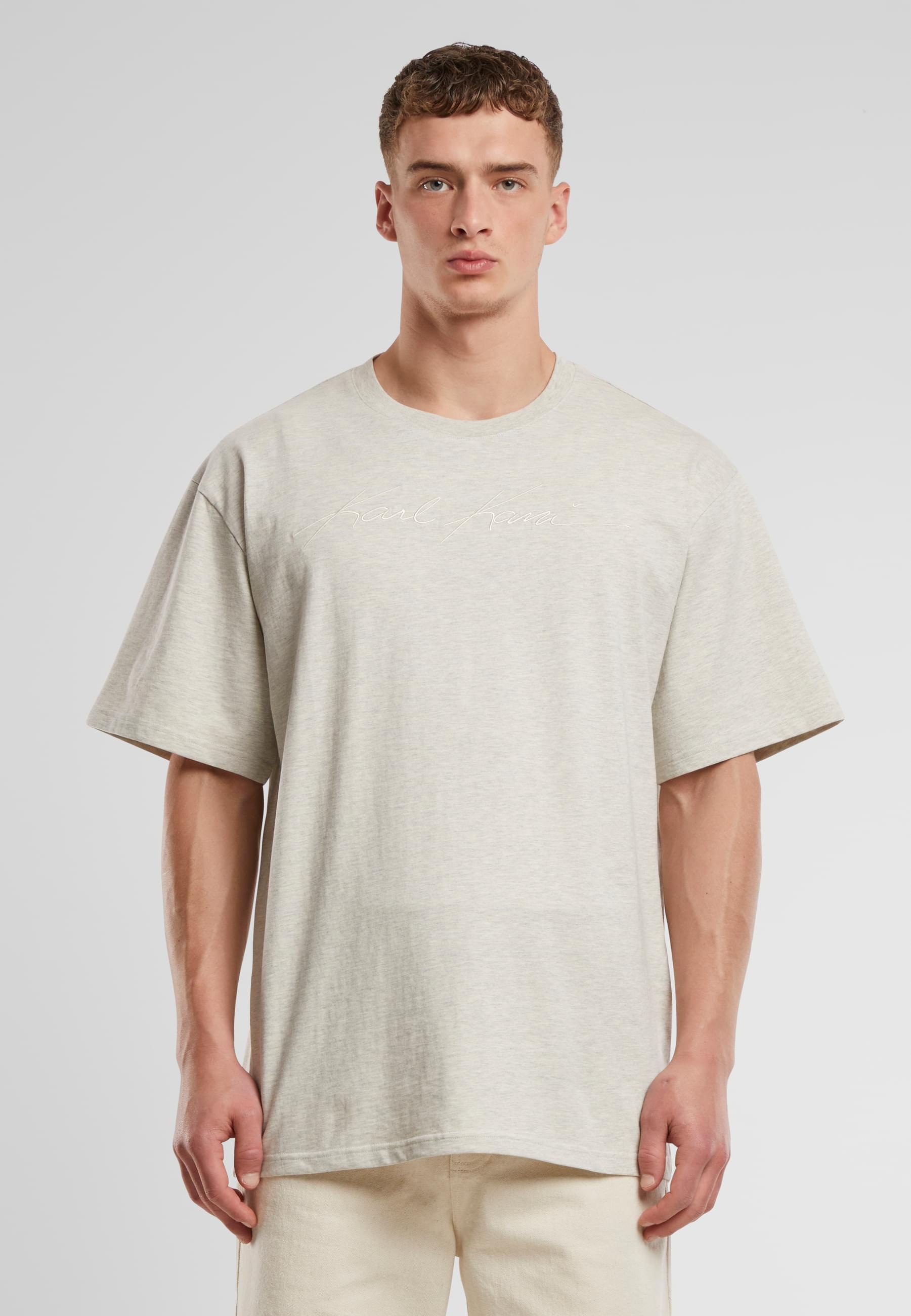 Karl Kani T-Shirt »Karl Kani Autograph Heavy Jersey Boxy Melange Tee« 1 Stk. tlg.