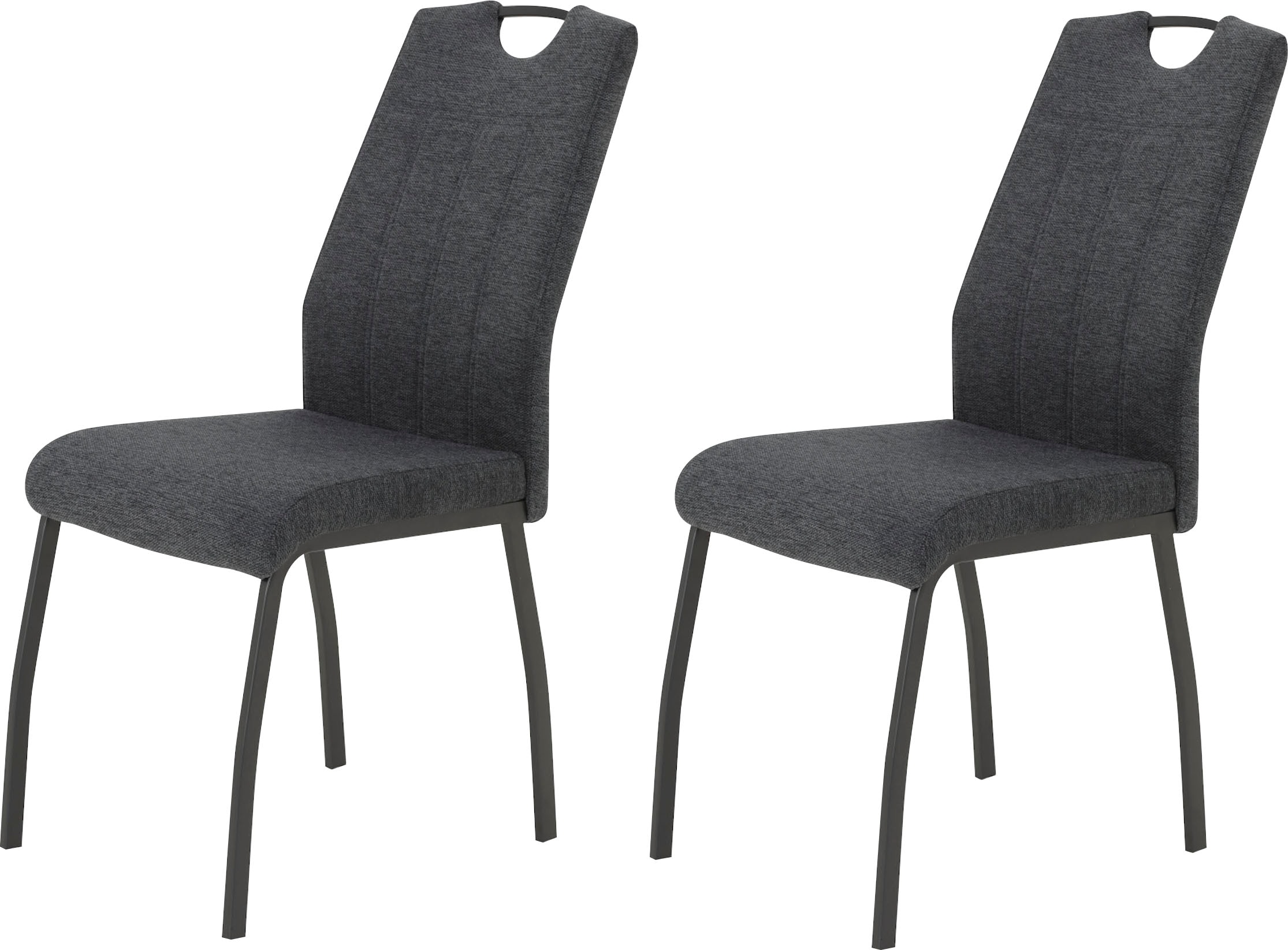 HELA Esszimmerstuhl »ELIF«, (Set), 2 St., Webstoff, 140 Kg Belastbar, Küchenstuhl