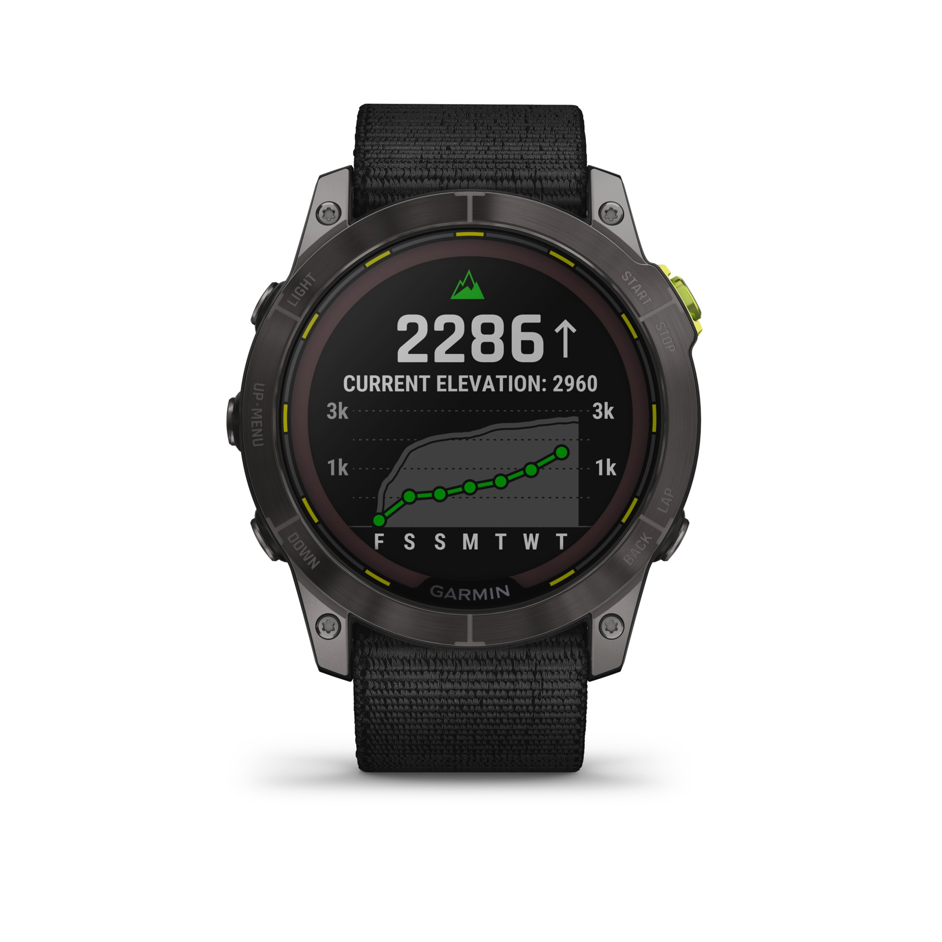 Garmin Smartwatch »Enduro 2 mit UltraFit-Armband«, (3,6 cm / 1,4 Zoll), 32 GB, Solarladung)