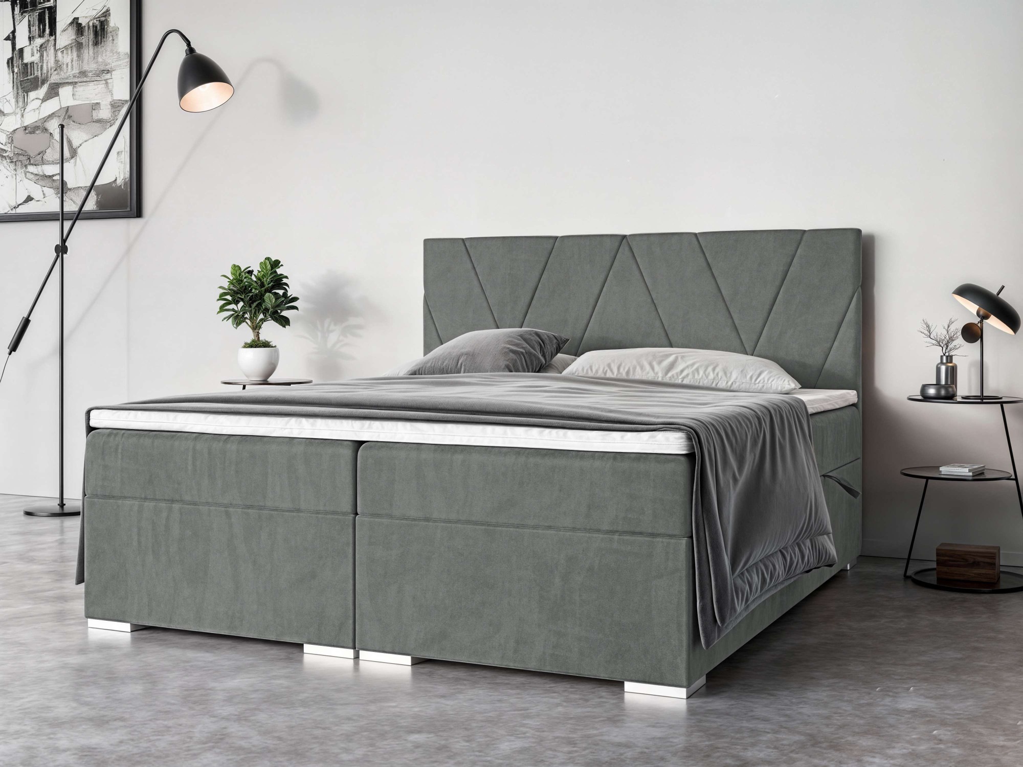 Places of Style Polsterbett »Liania mit Matratze und Topper, in 2 Breiten ( günstig online kaufen