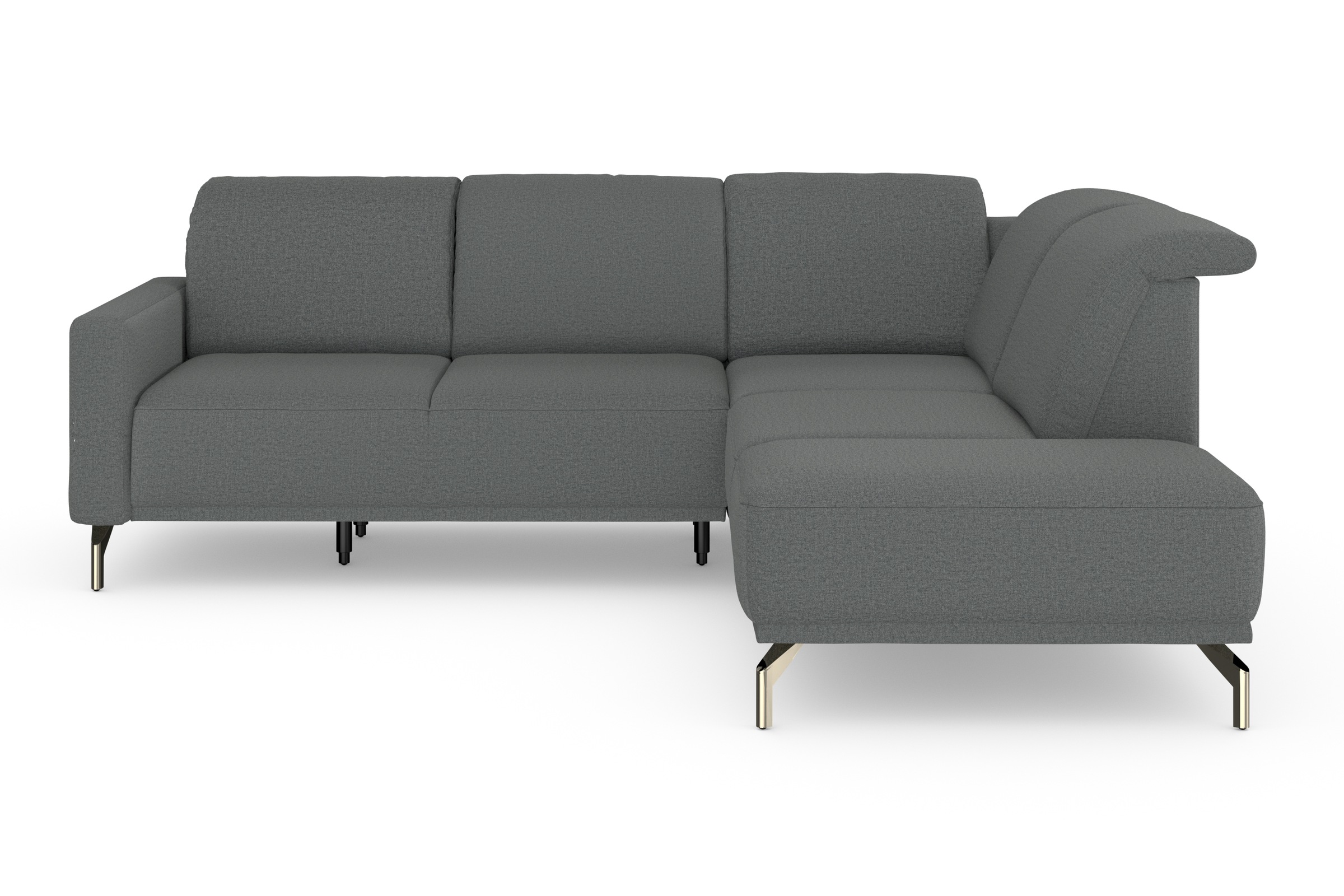 sit&more Ecksofa »Bailando L-Form«, wahlweise mit Kopfteilverstellung und Vorziehsitz, motorisch