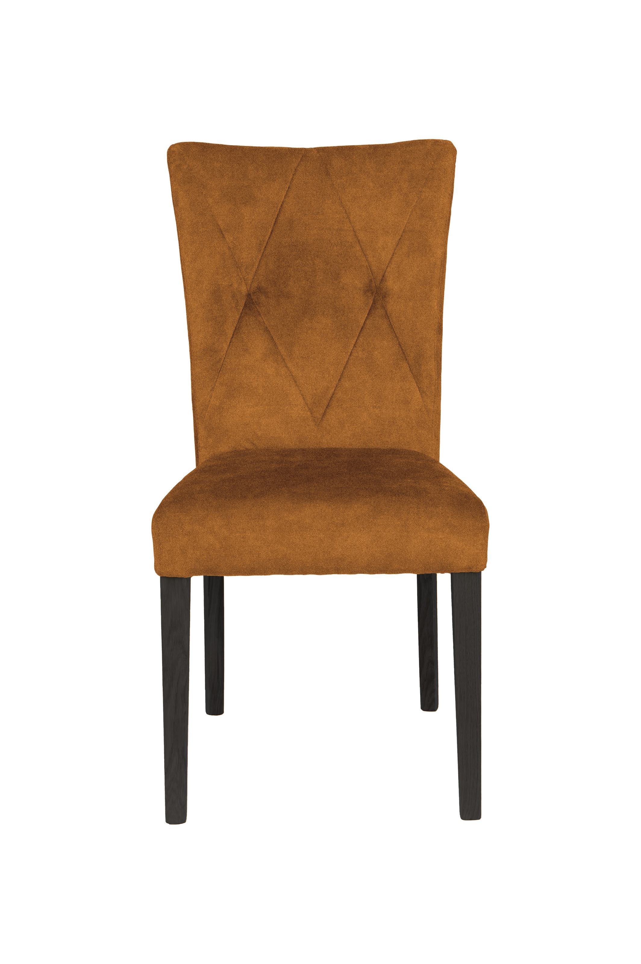 Home affaire 4-Fußstuhl »Diamond«, (Set), 2 St., Samtvelours, Sitz und Ruecken gepolstert