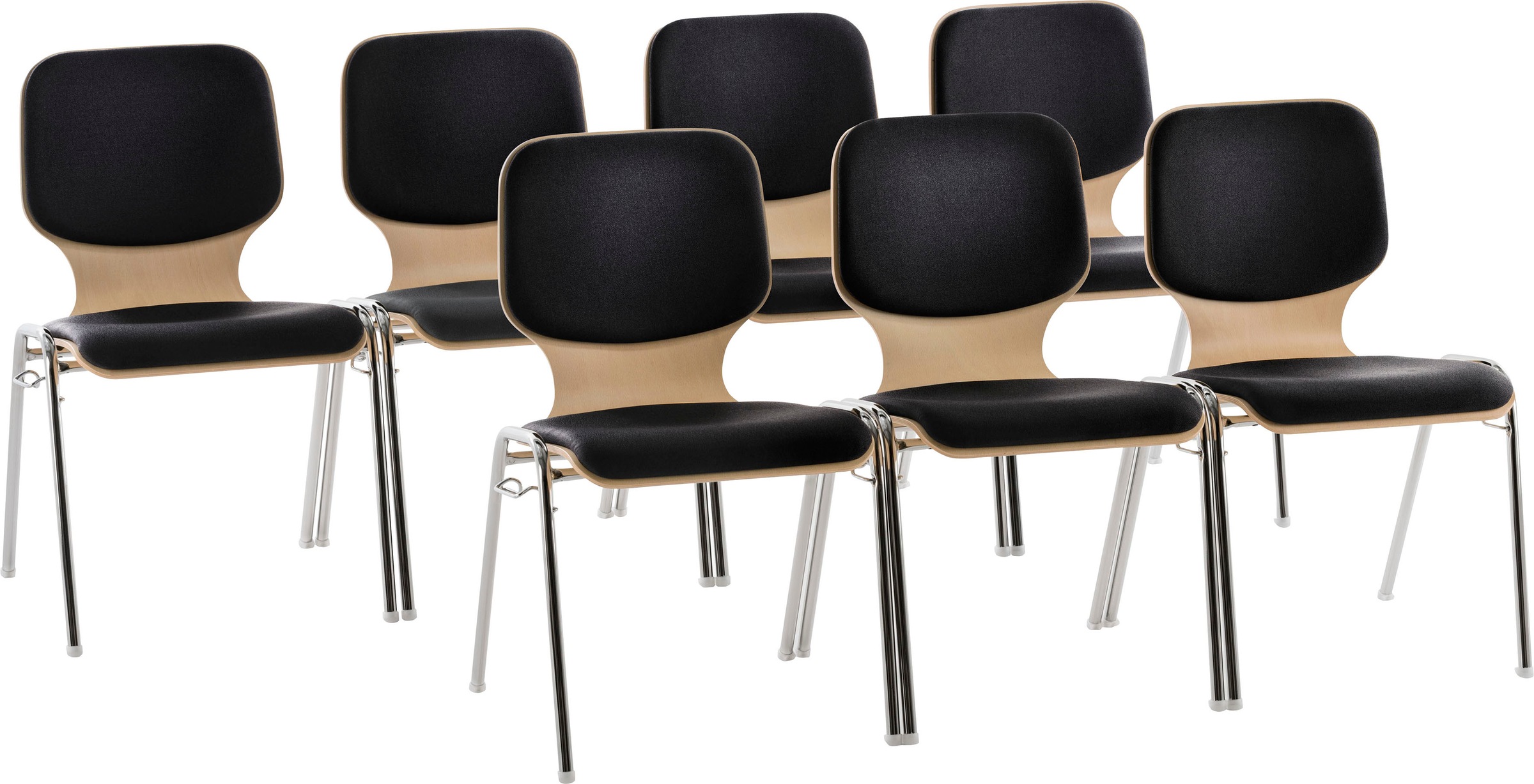 Mayer Sitzmöbel Besucherstuhl »2116« () Stapelstuhl stapelbar bis 10 Stk. günstig online kaufen