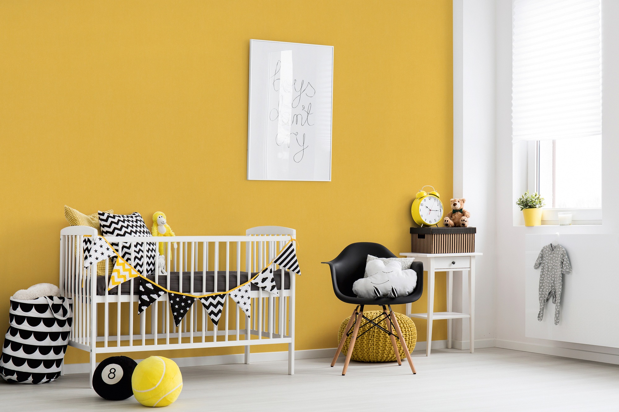 A.S. Création Vliestapete »Little Love«, einfarbig-unifarben-uni, Kindertapete Tapete Uni Tapeten Kinderzimmer Schlafzimmer modern Optik