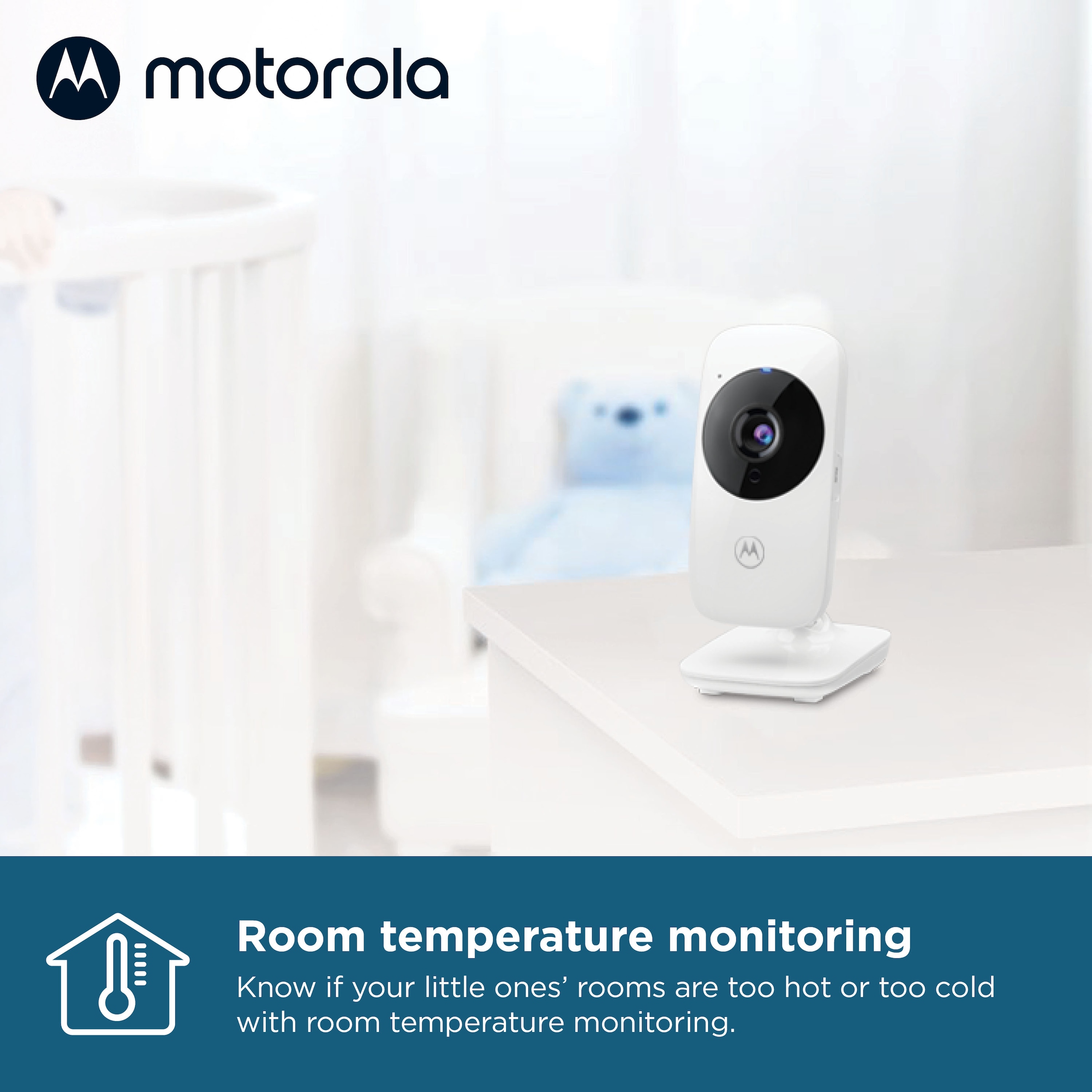Motorola Babyphone »Video Nursery VM482«, 2,4-Zoll-Farbdisplay