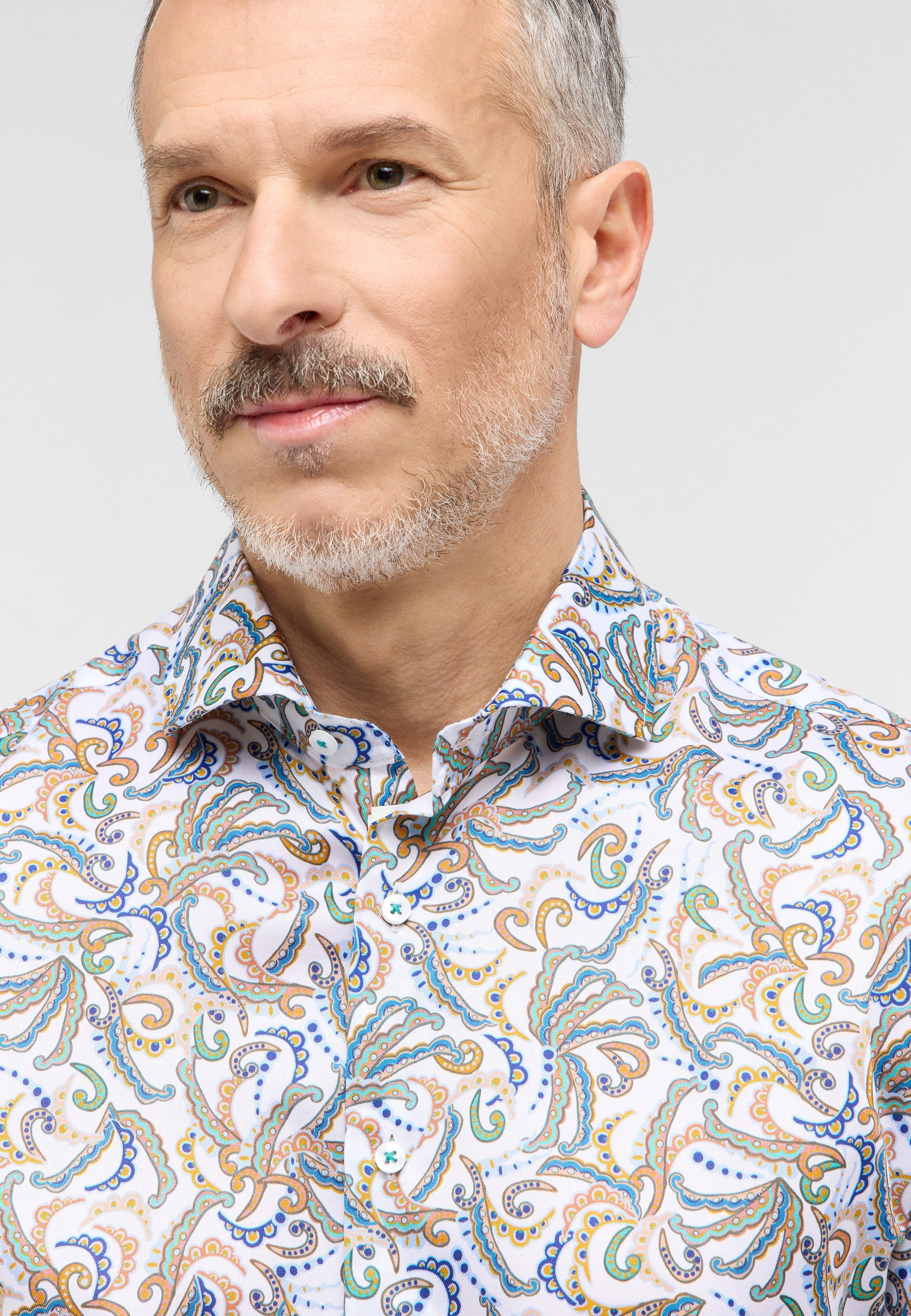 Eterna Langarmhemd »SLIM FIT« EASY IRON (bügelleicht)