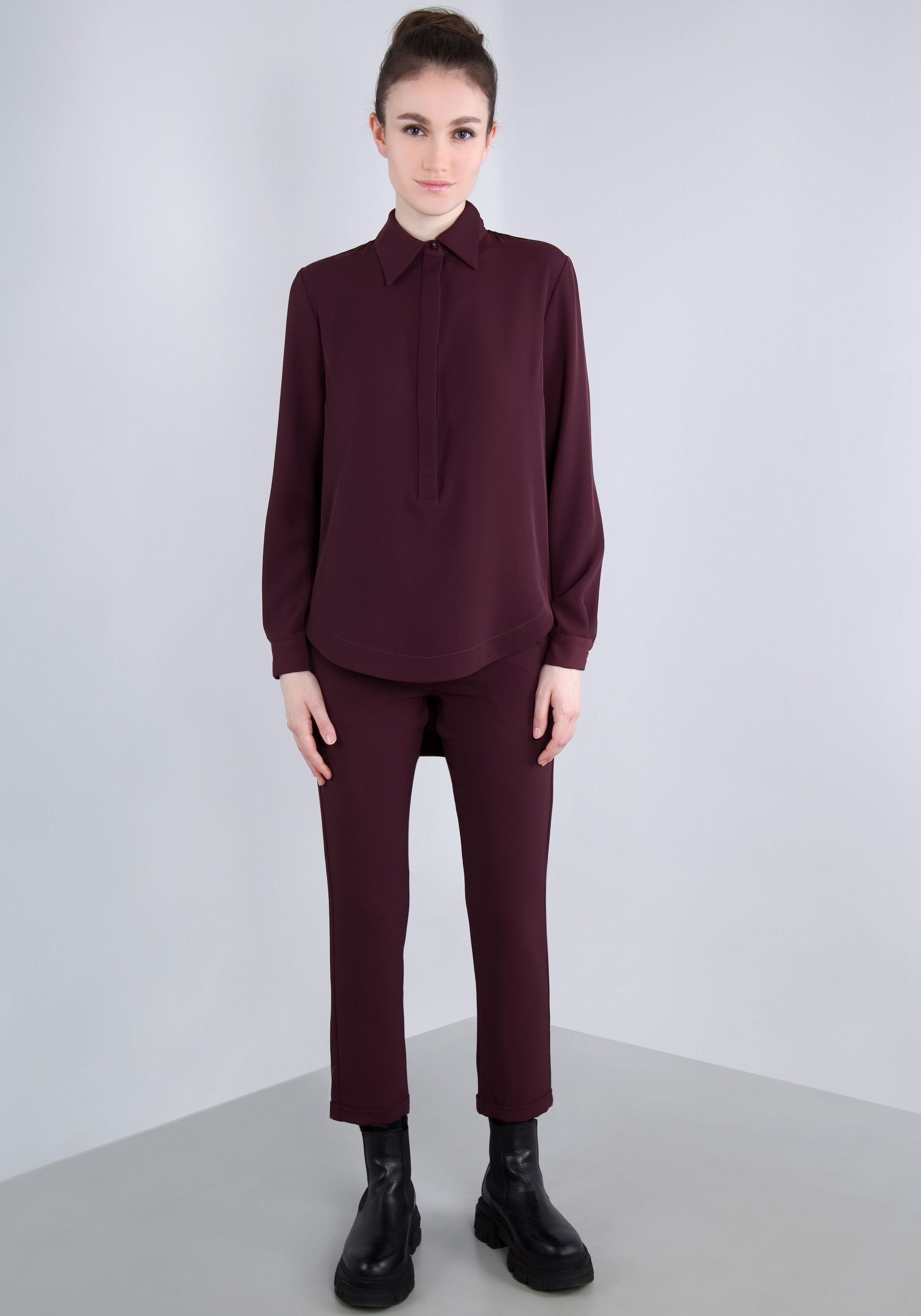 IMPERIAL Webhose  mit Stretch und Umschlagsaum