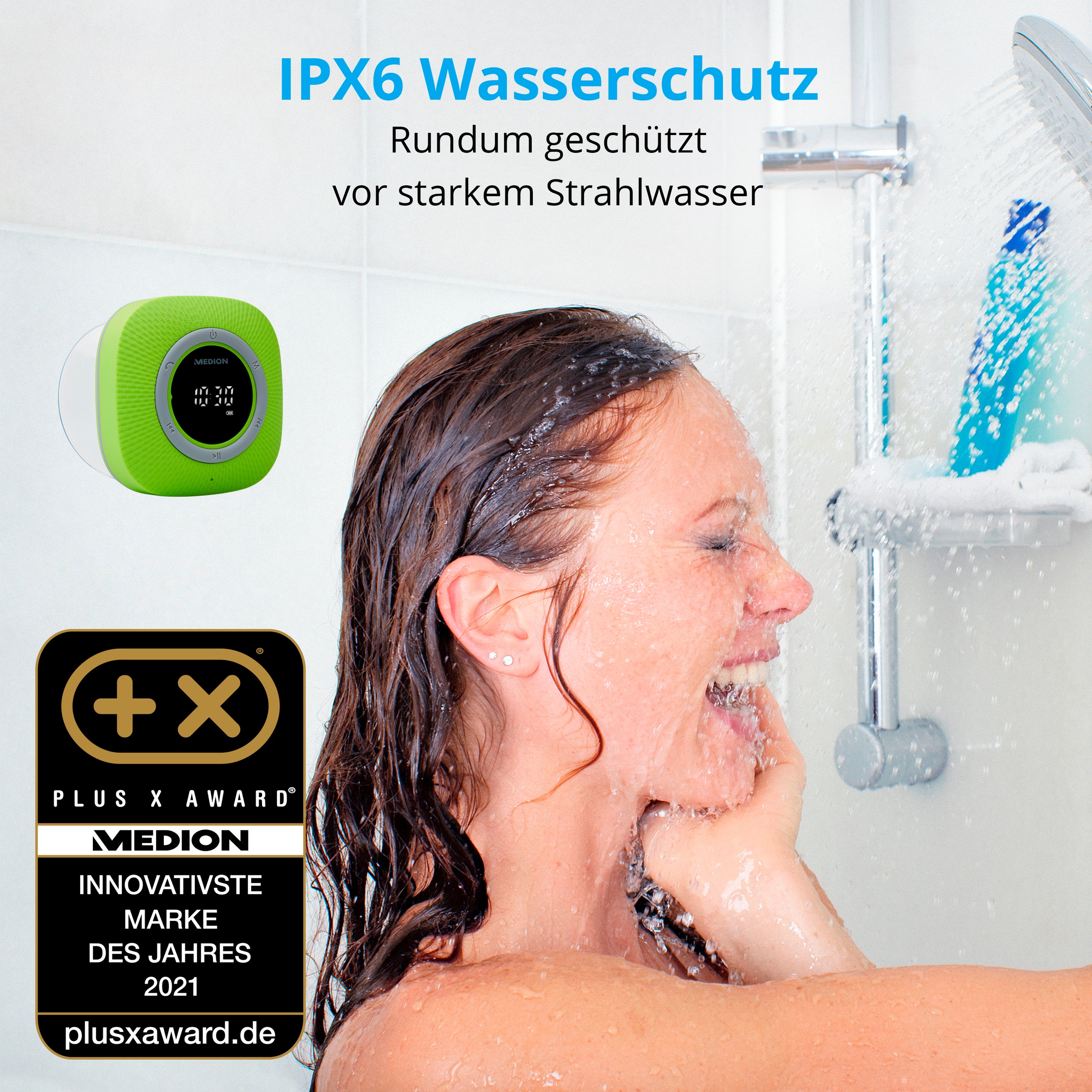 Medion® Digitalradio (DAB+) »LIFE® P66096 (MD 43881) Dusch-«, (Bluetooth UKW mit RDS 3 W)