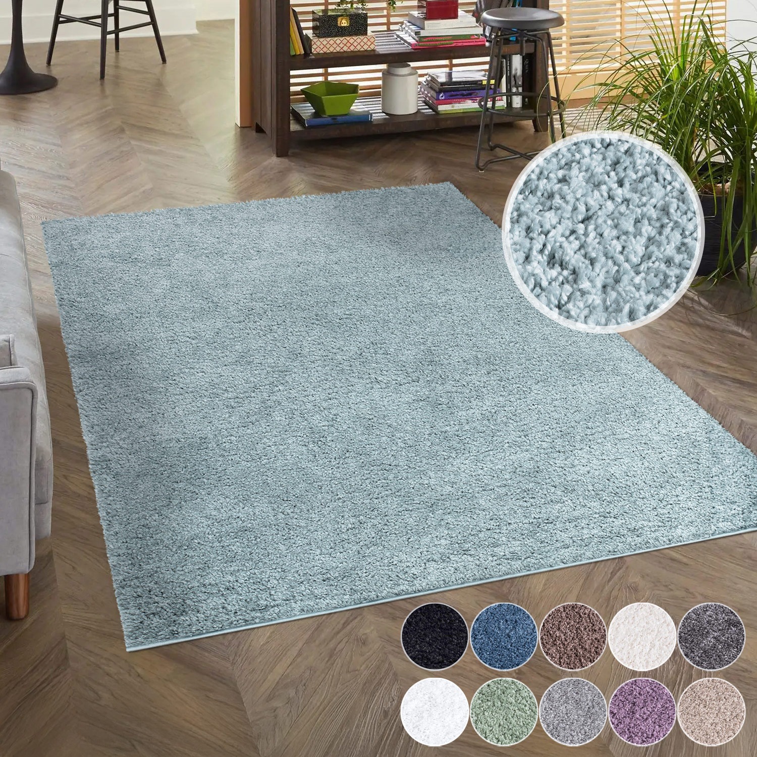 Carpet City Hochflor-Teppich »City Shaggy«, rechteckig, 30 mm Höhe, Auch al günstig online kaufen