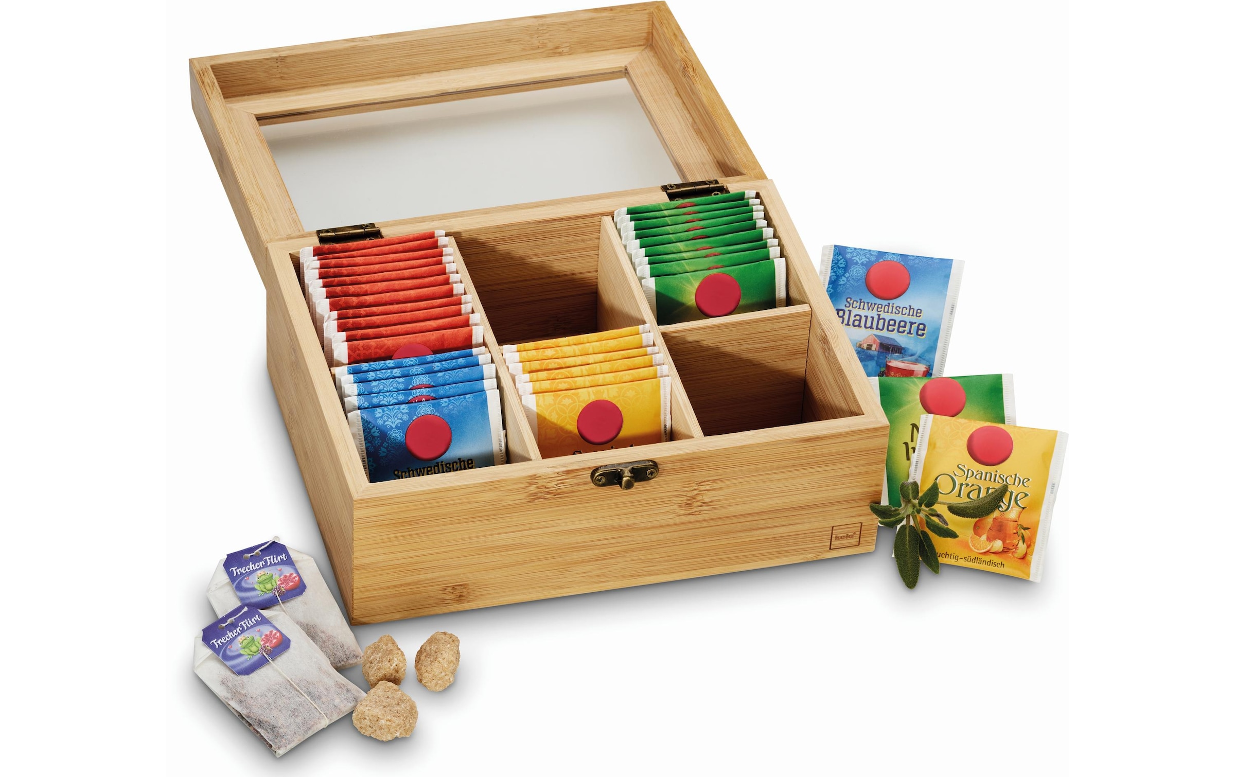 kela Aufbewahrungsbox »Teebox Holz«