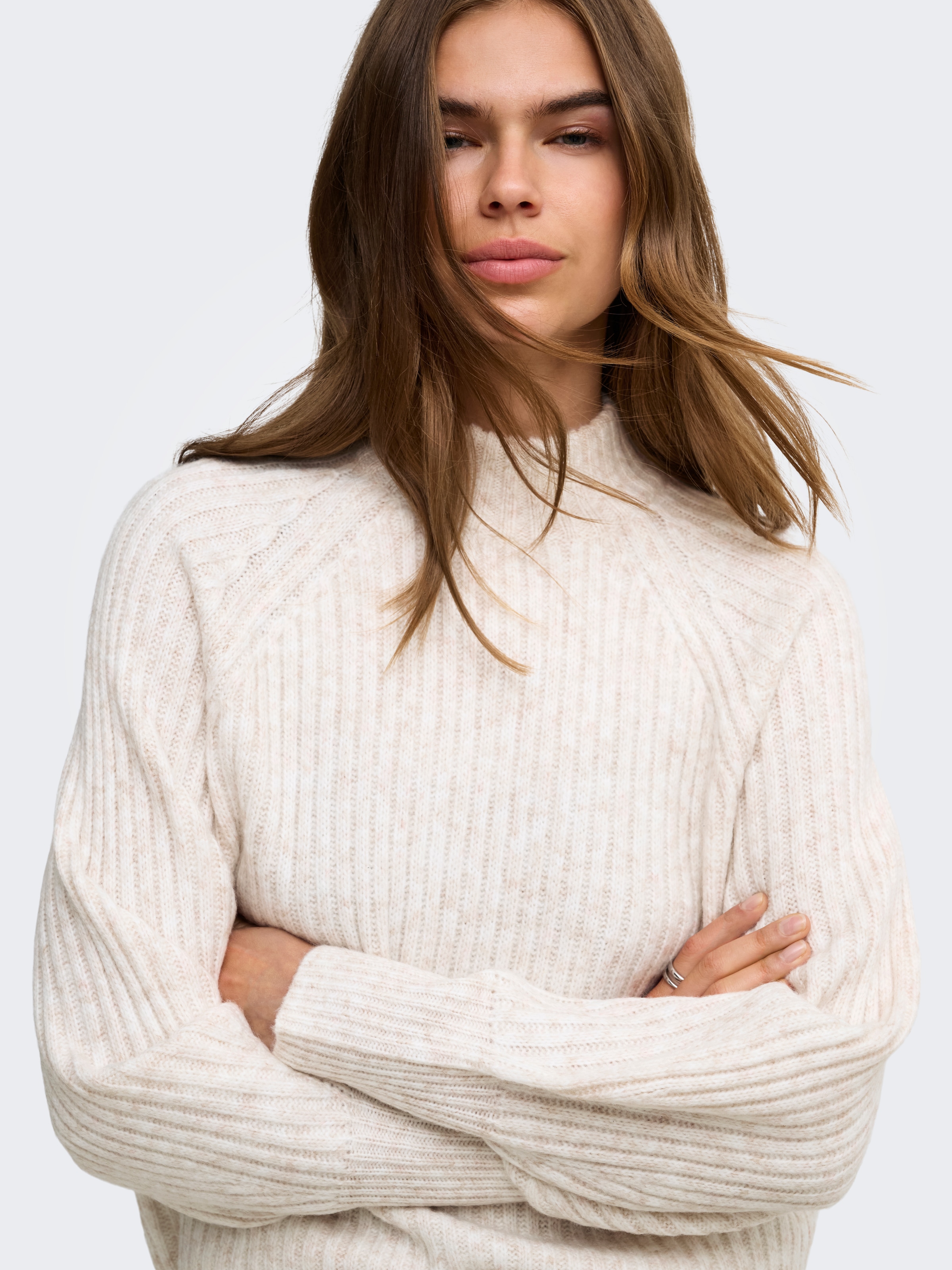 ONLY Strickpullover »ONLKALIBU L/S PULLOVER KNT NOOS« Kunstfaser, regular fit